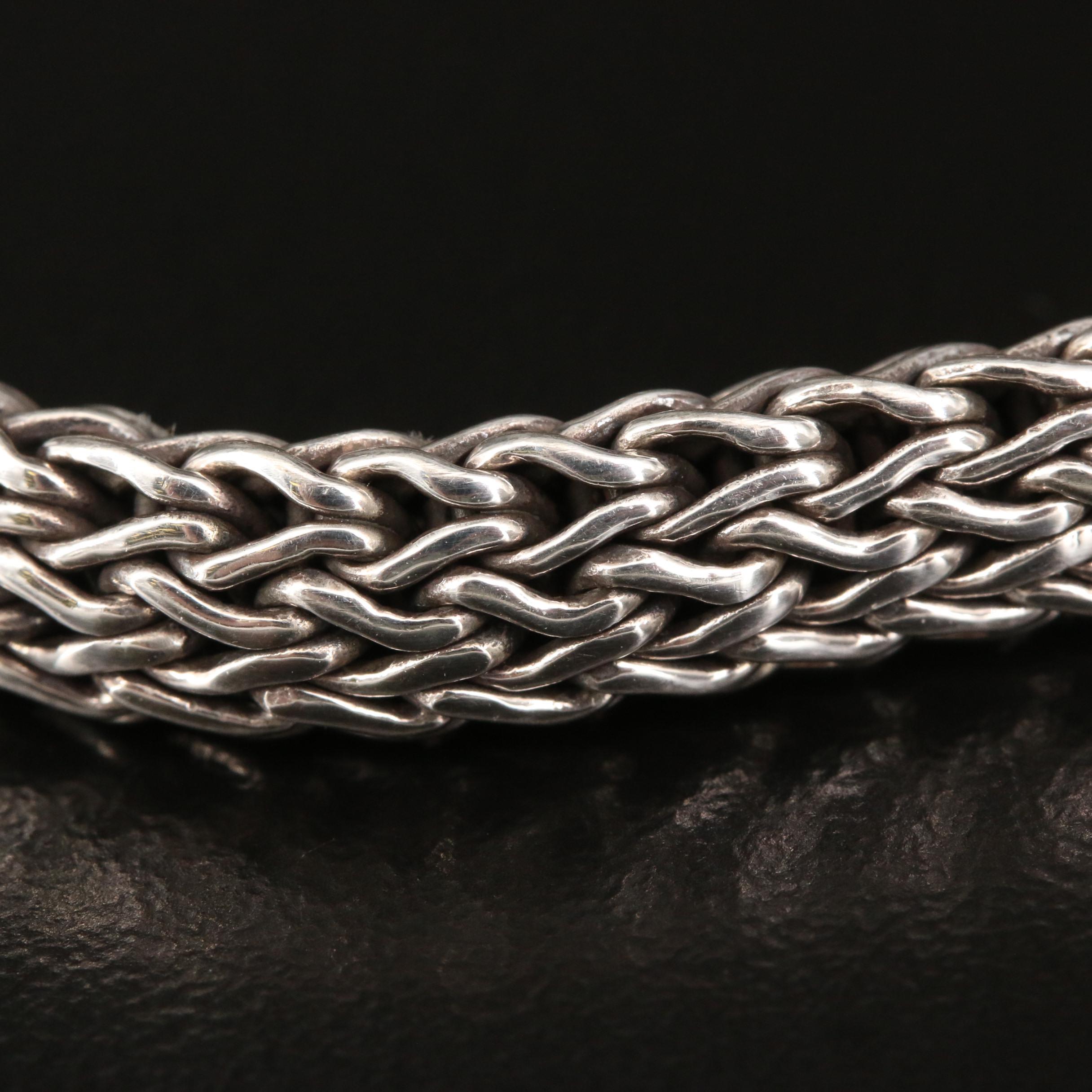 John Hardy "Classic" Sterling Wheat Chain Necklace