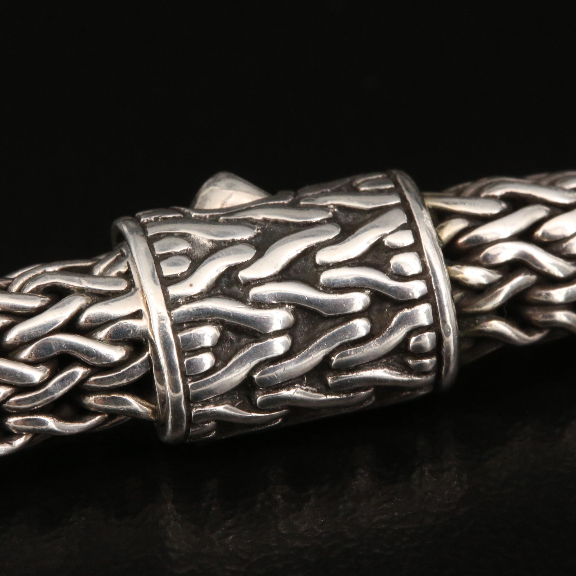 John Hardy "Classic" Sterling Wheat Chain Necklace