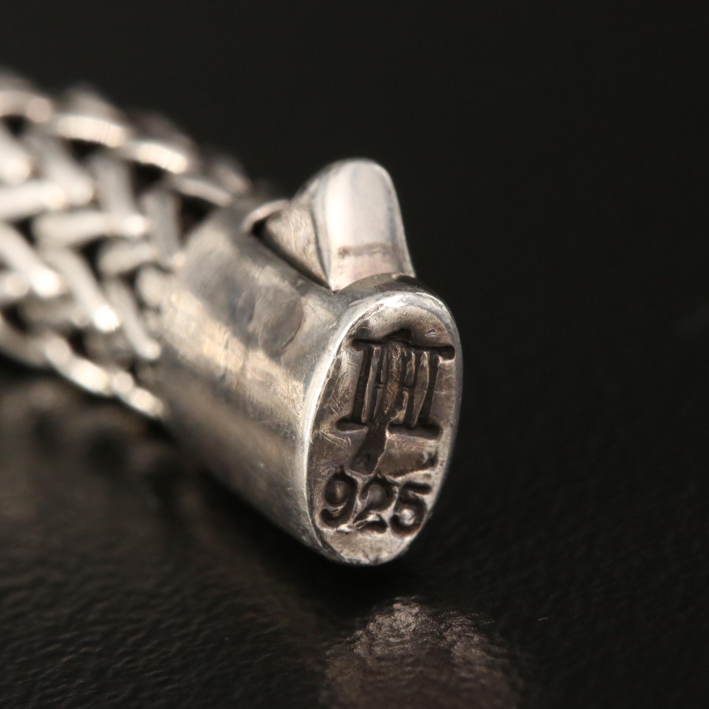 John Hardy "Classic" Sterling Wheat Chain Necklace