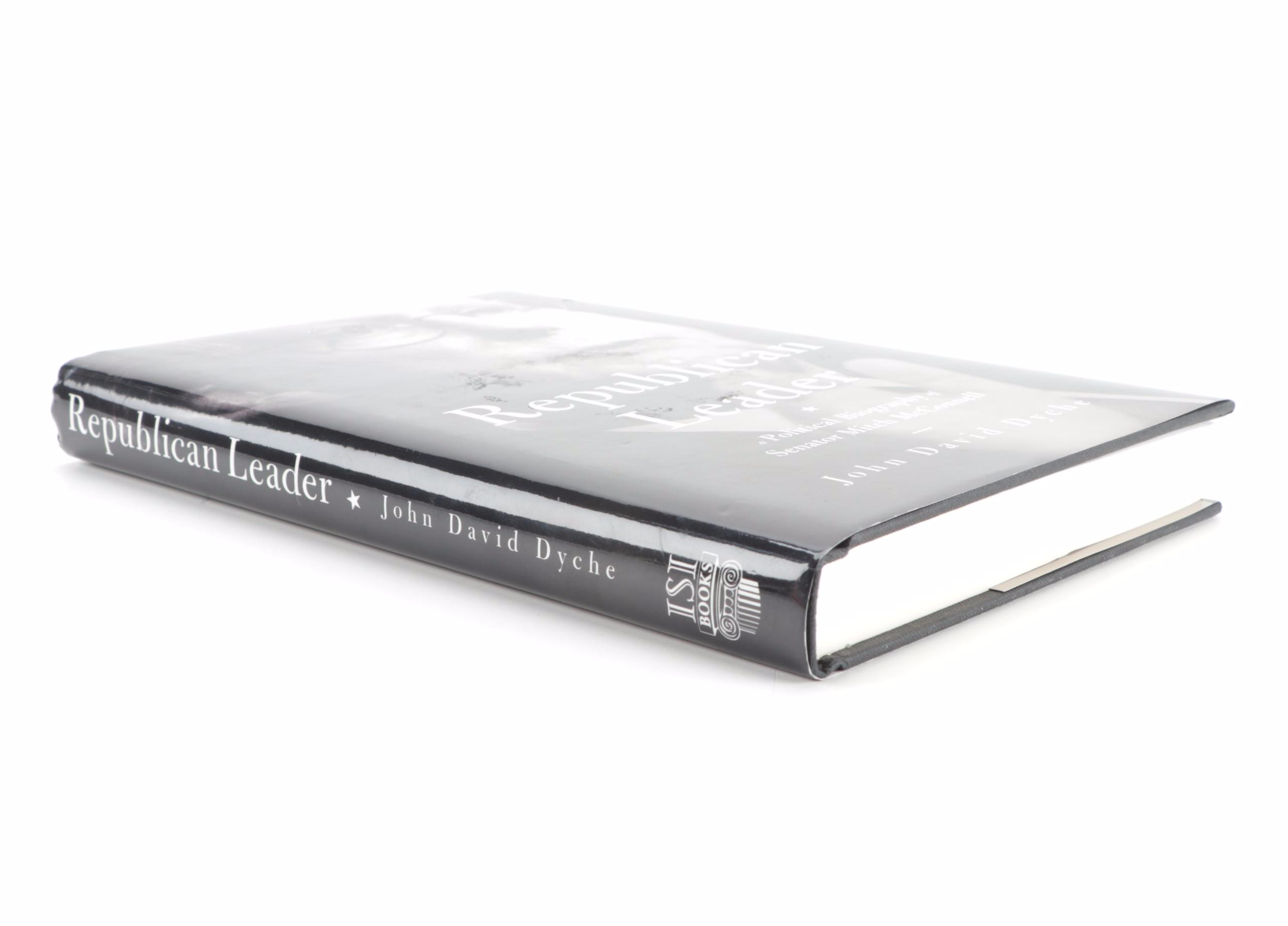 Mitch McConnell Signed "Republican Leader" by John David Dyche, 2009