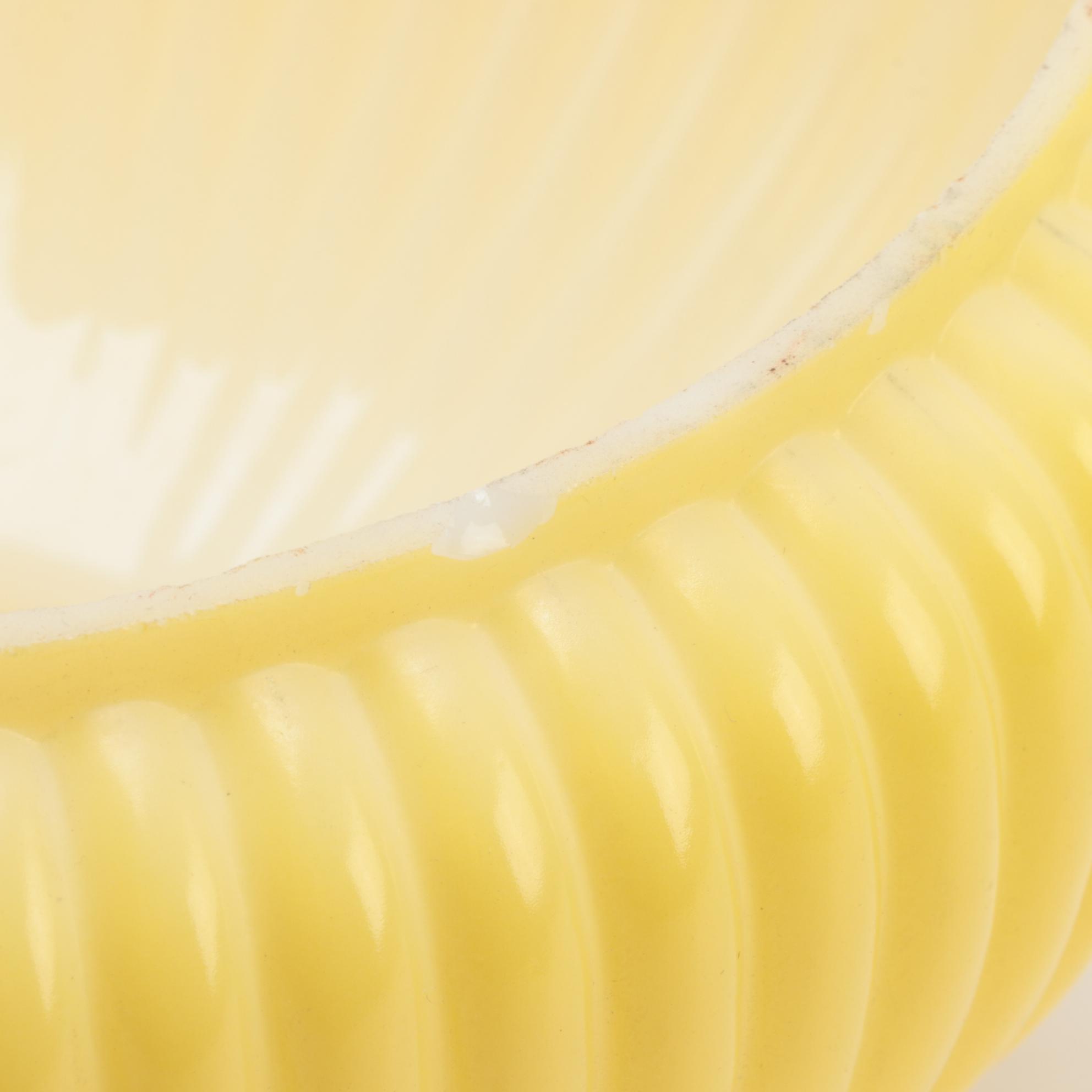 Brass Student Double Lamp with Yellow Shade and Glass Chimneys