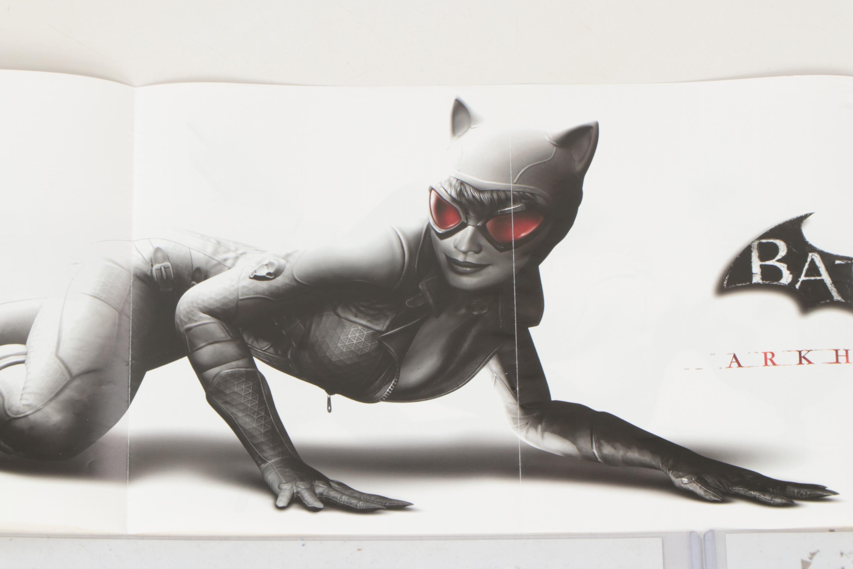Sterling Clark Signed "Harley Quinn" Drawing and Other Comic Book Drawings