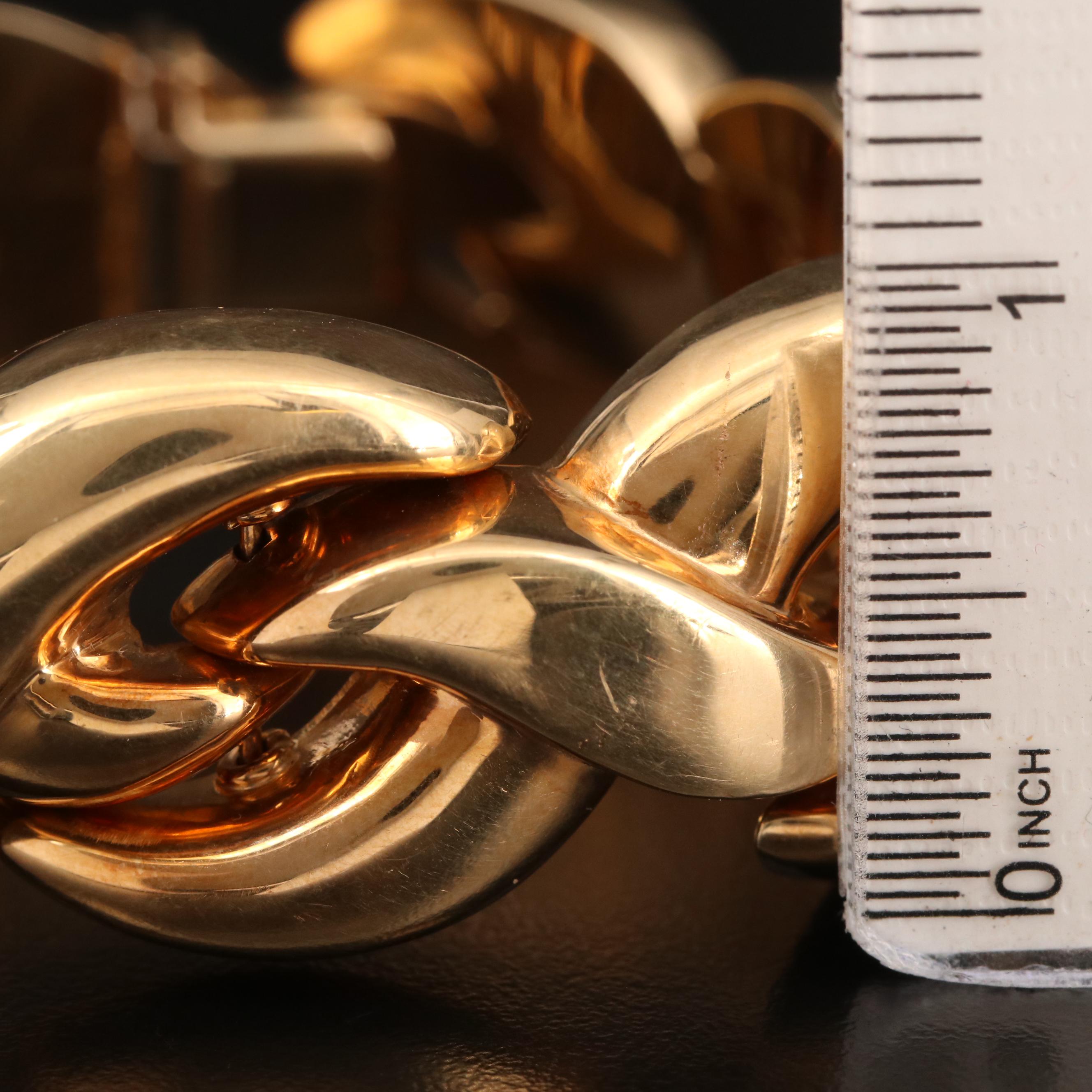 14K Fancy Link Bracelet