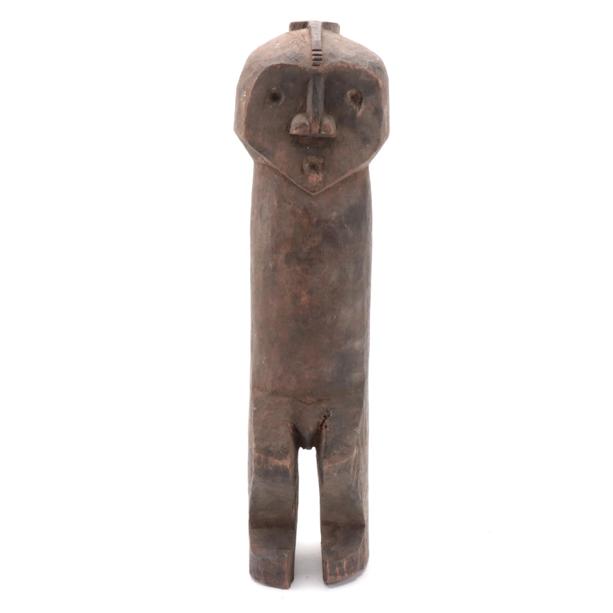 Central African Style Carved Wood Figure