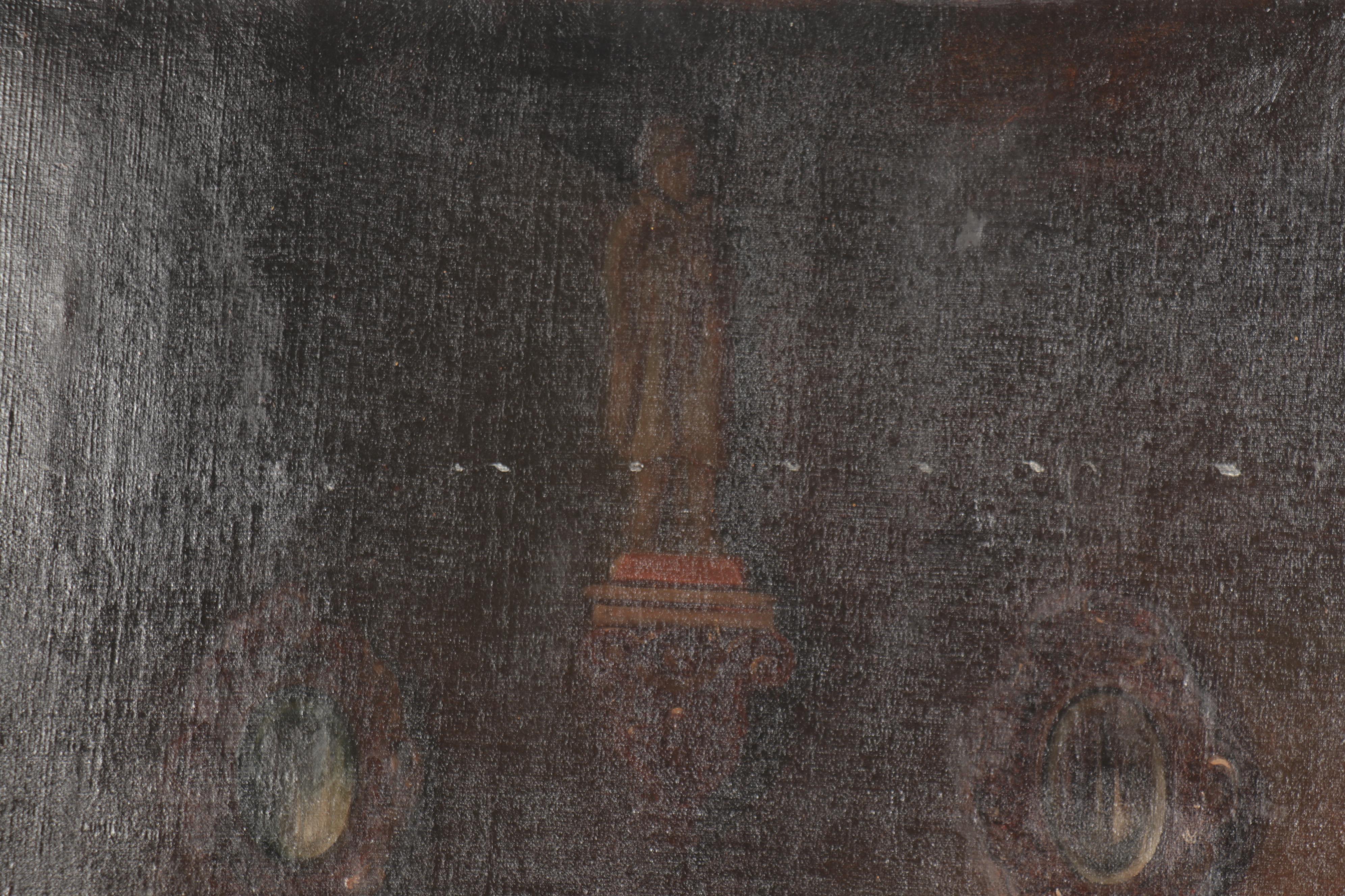 Leisure Scene Oil Painting after Joseph Haier "The Music Lesson"