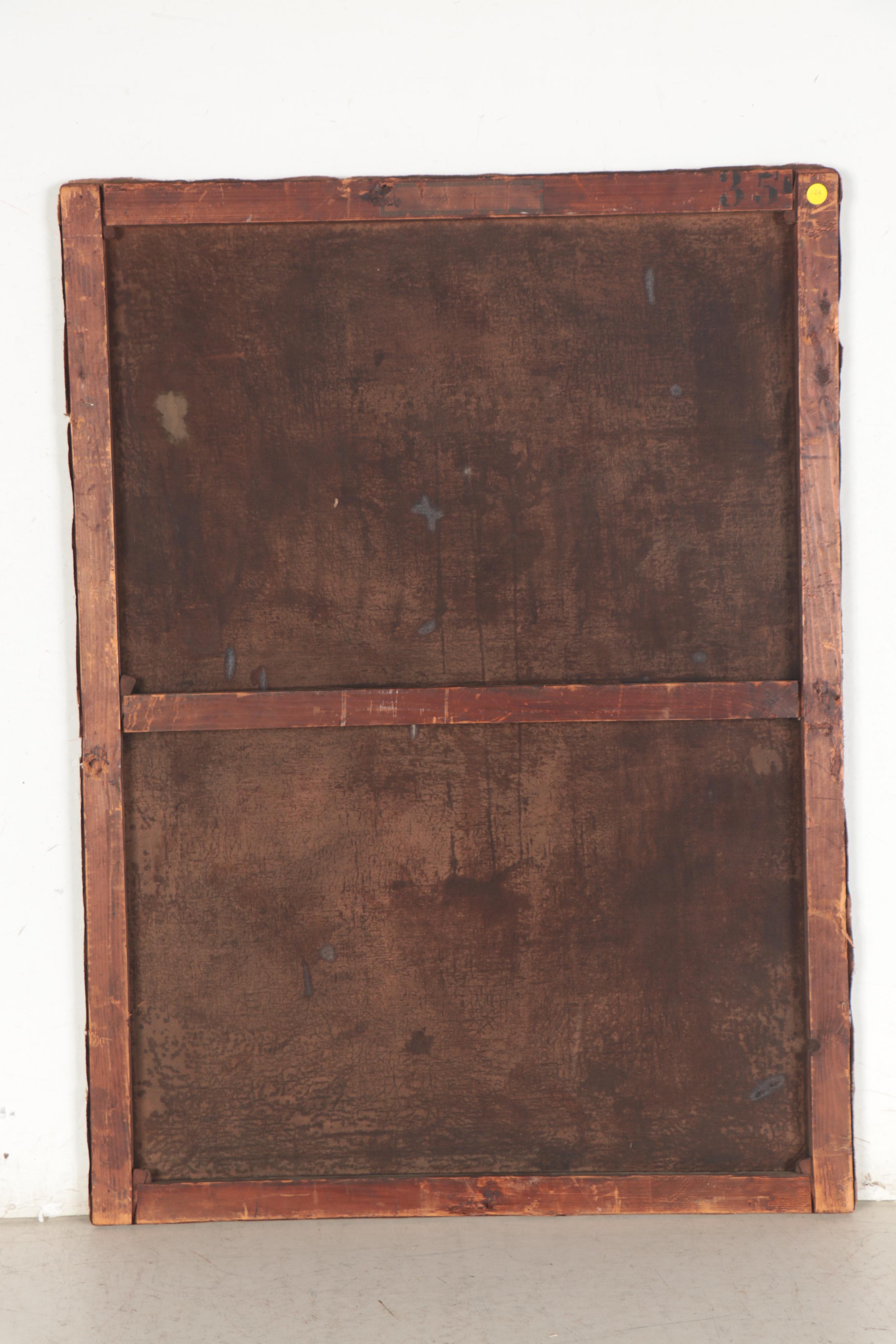 Leisure Scene Oil Painting after Joseph Haier "The Music Lesson"