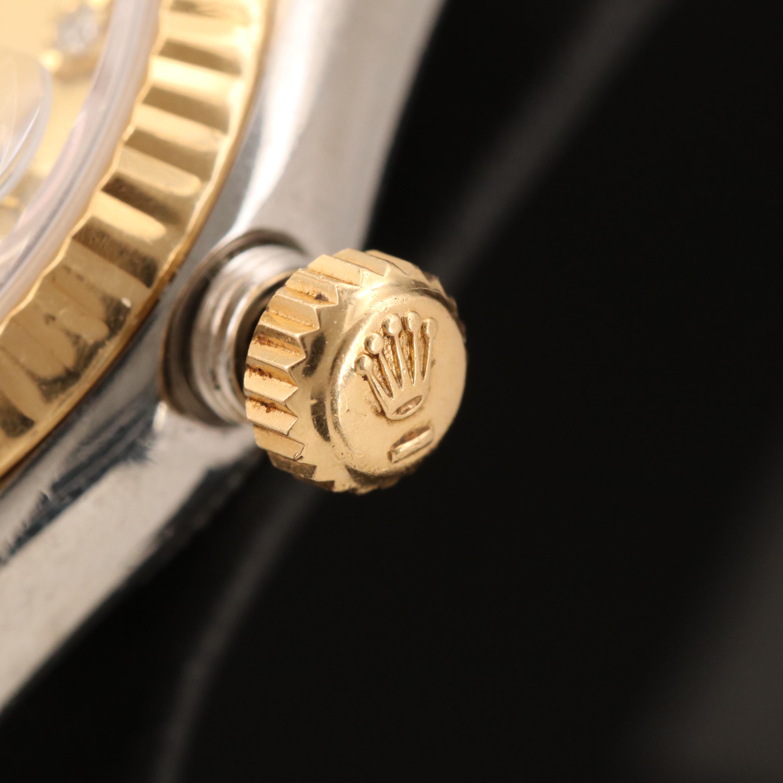 1986 Rolex Datejust Diamond Dial Watch