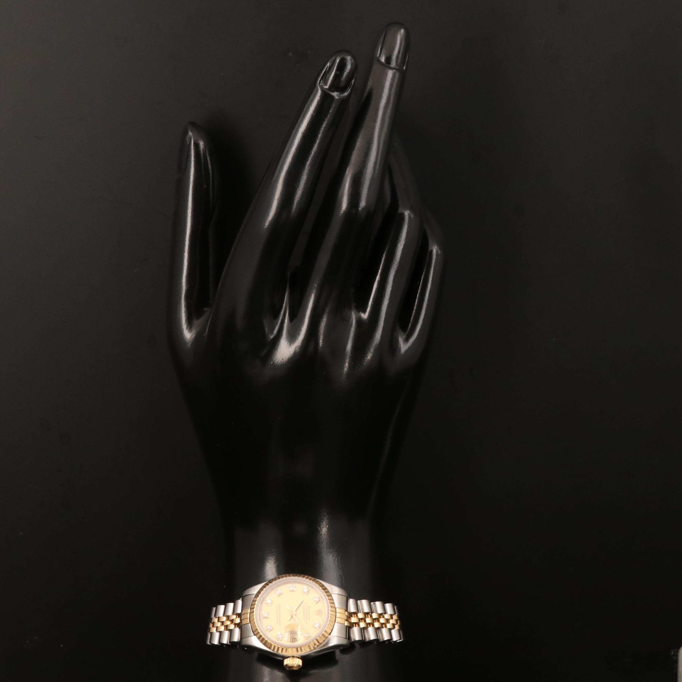 1986 Rolex Datejust Diamond Dial Watch