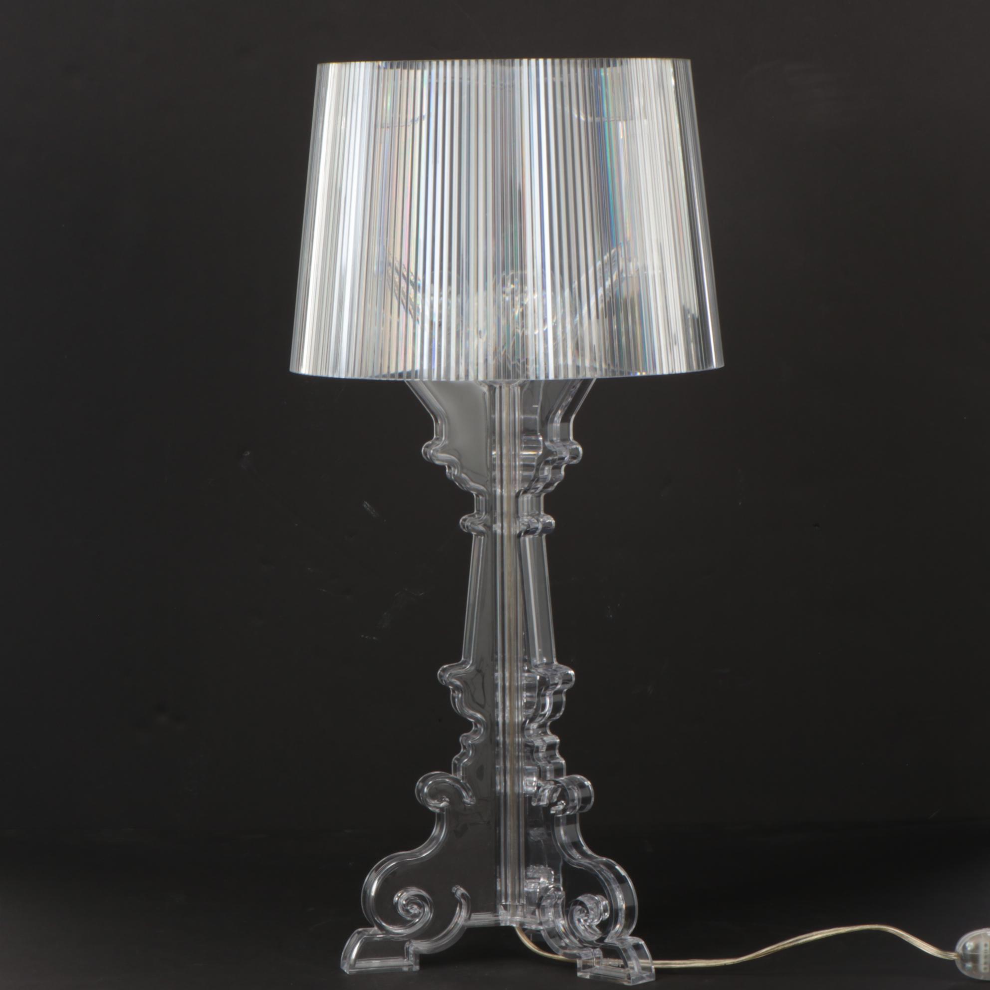Ferruccio Laviani for Kartell "Bourgie" Modern Baroque Style ABS Table Lamp