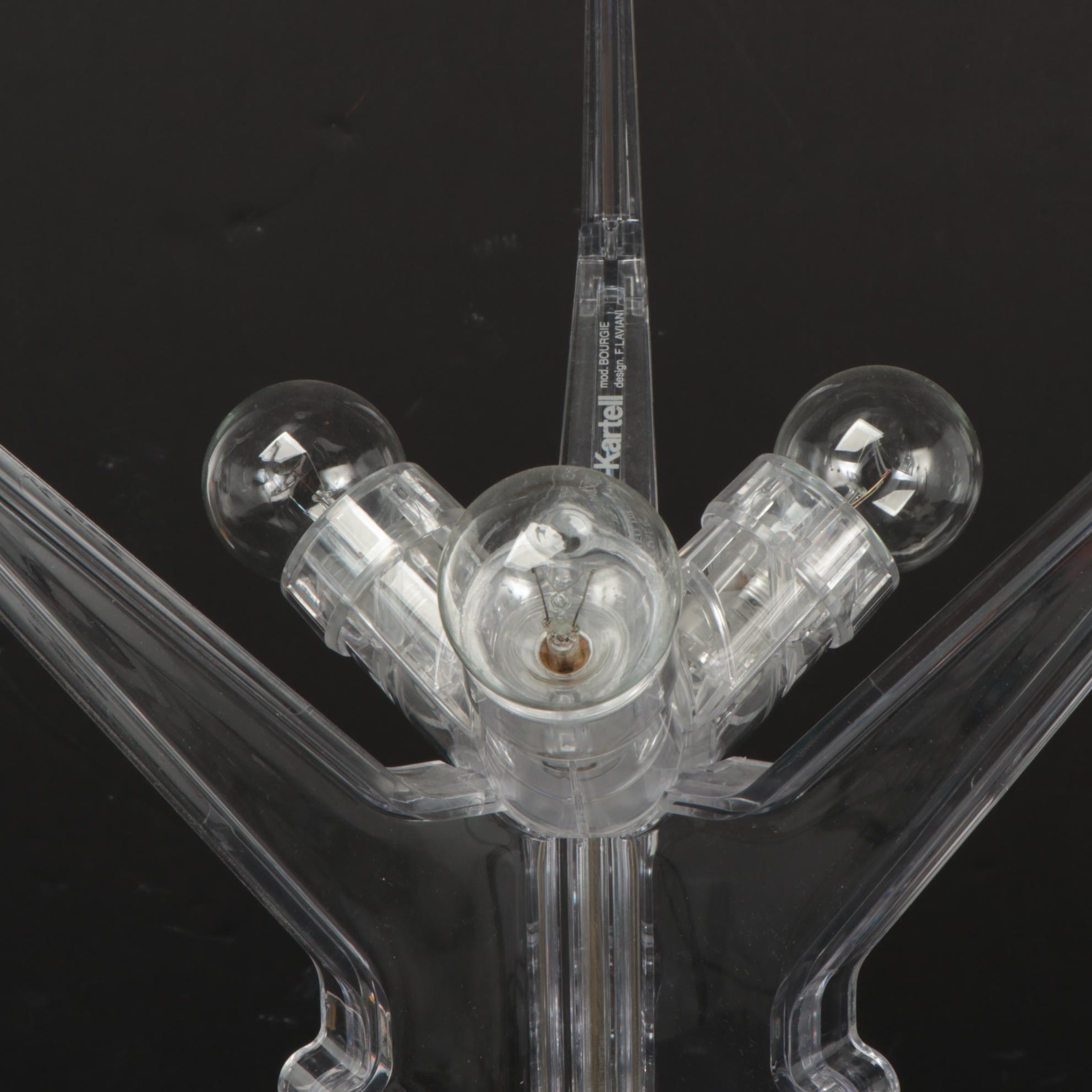 Ferruccio Laviani for Kartell "Bourgie" Modern Baroque Style ABS Table Lamp