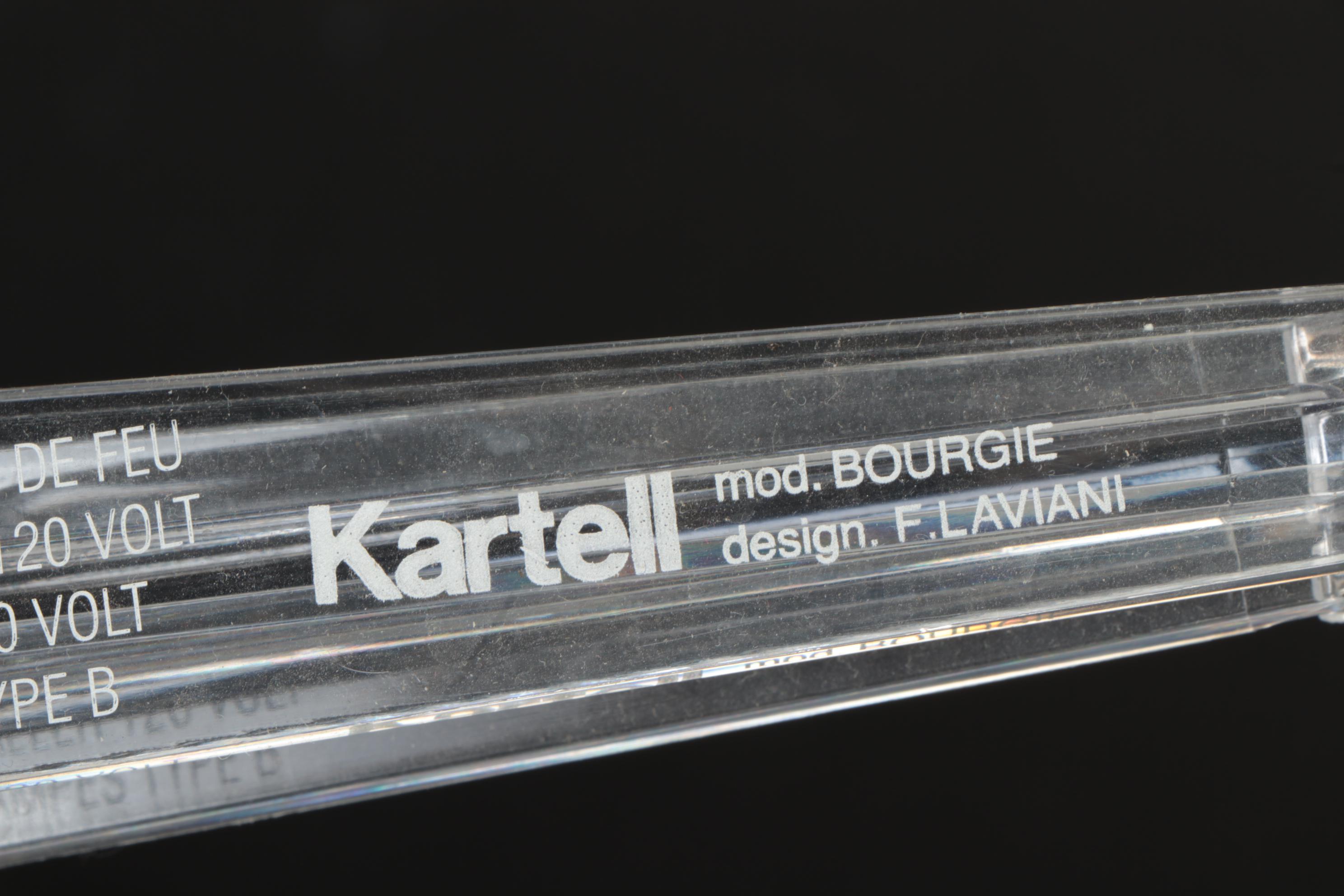 Ferruccio Laviani for Kartell "Bourgie" Modern Baroque Style ABS Table Lamp