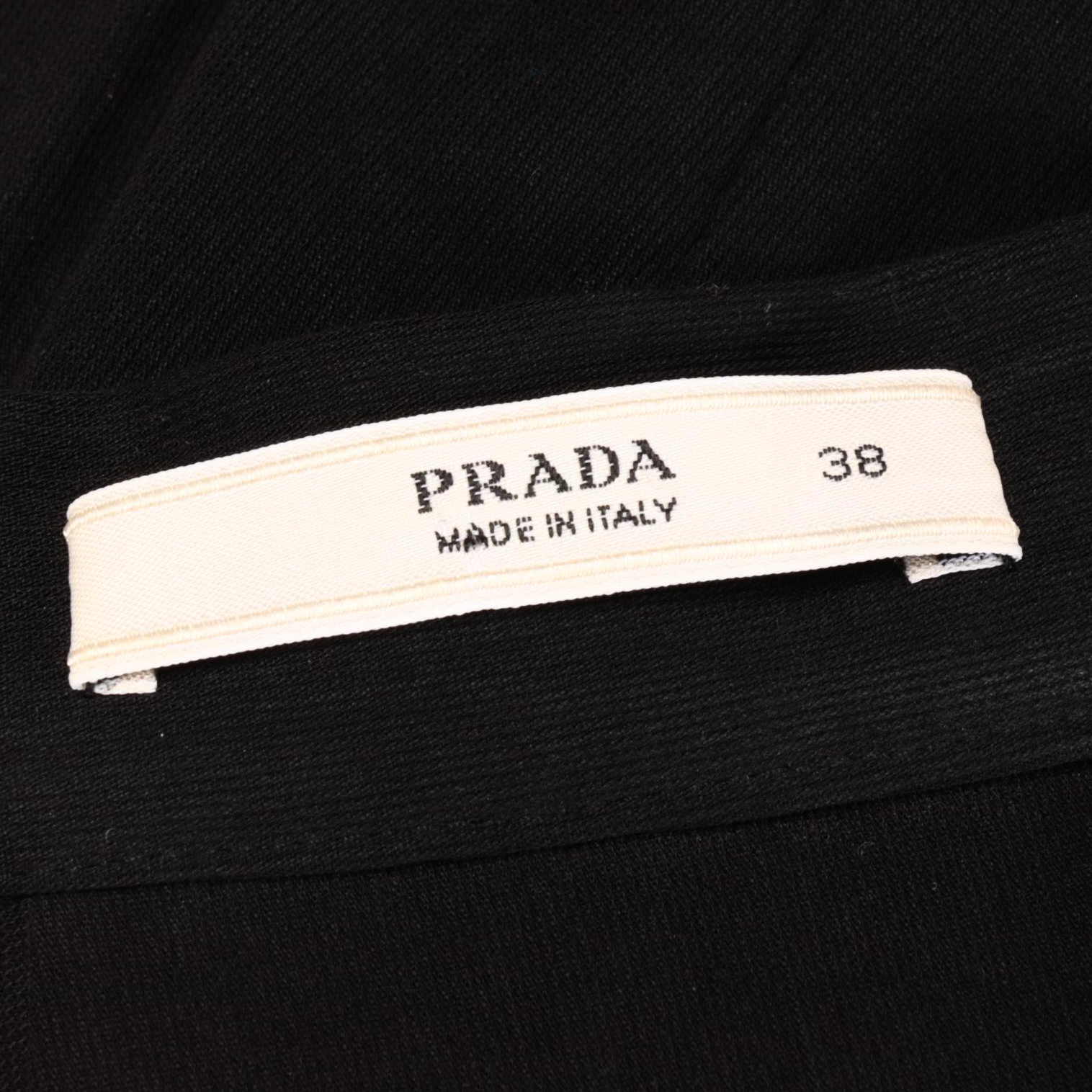 Prada Straight Skirt and Opening Ceremony Knit Pencil Skirt with Cutout in Black