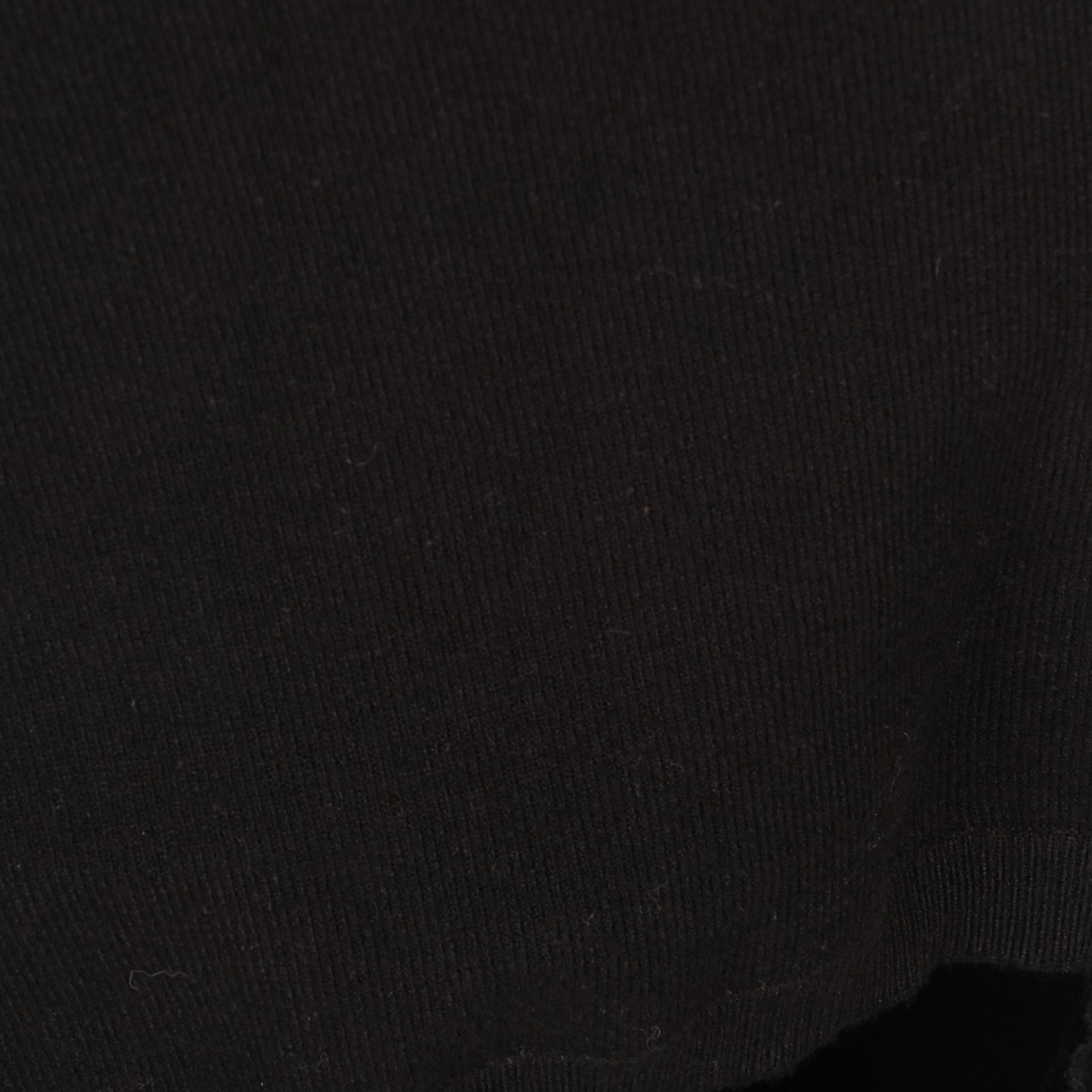 Prada Straight Skirt and Opening Ceremony Knit Pencil Skirt with Cutout in Black