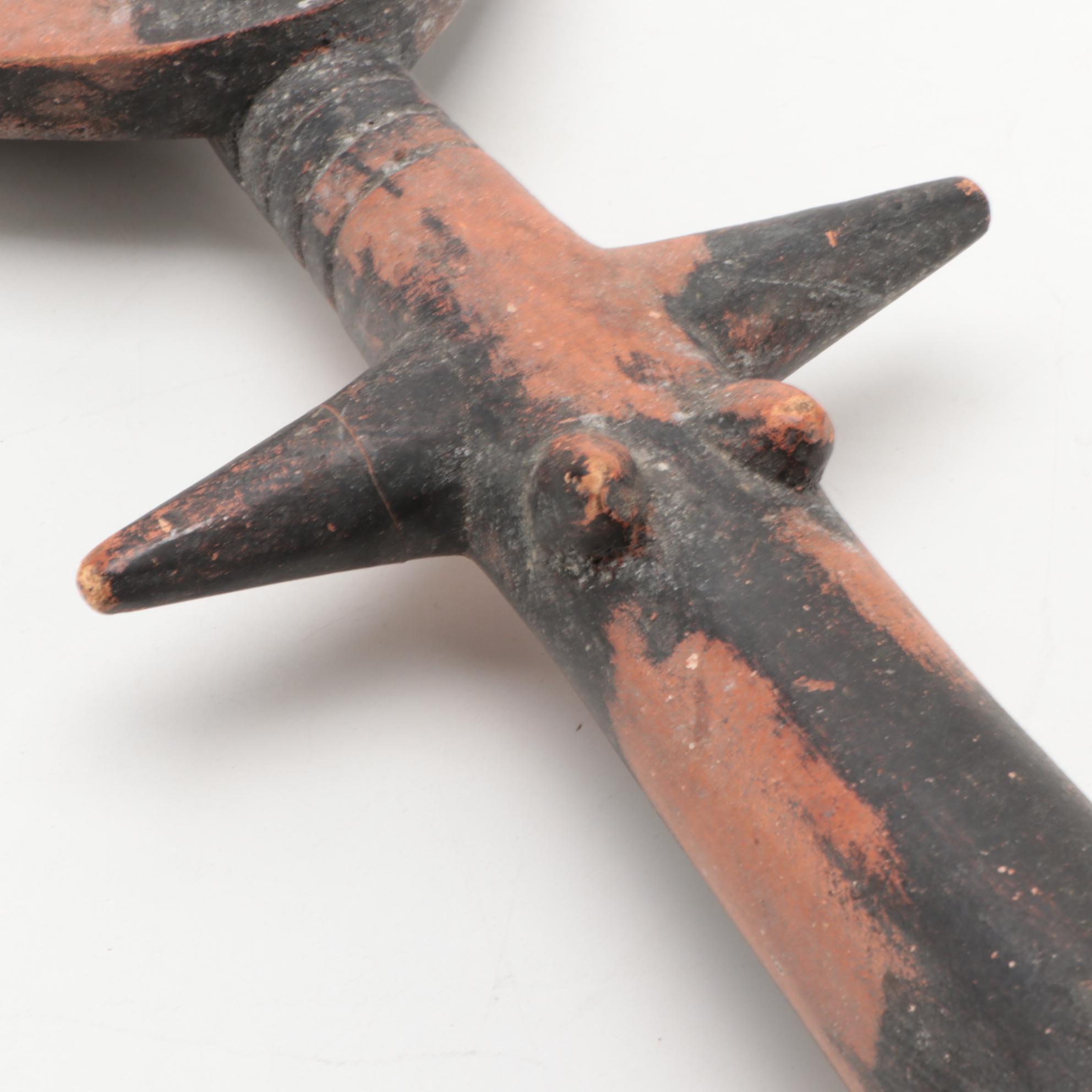 Asante "Akua'ba" Style Wood Fertility Doll