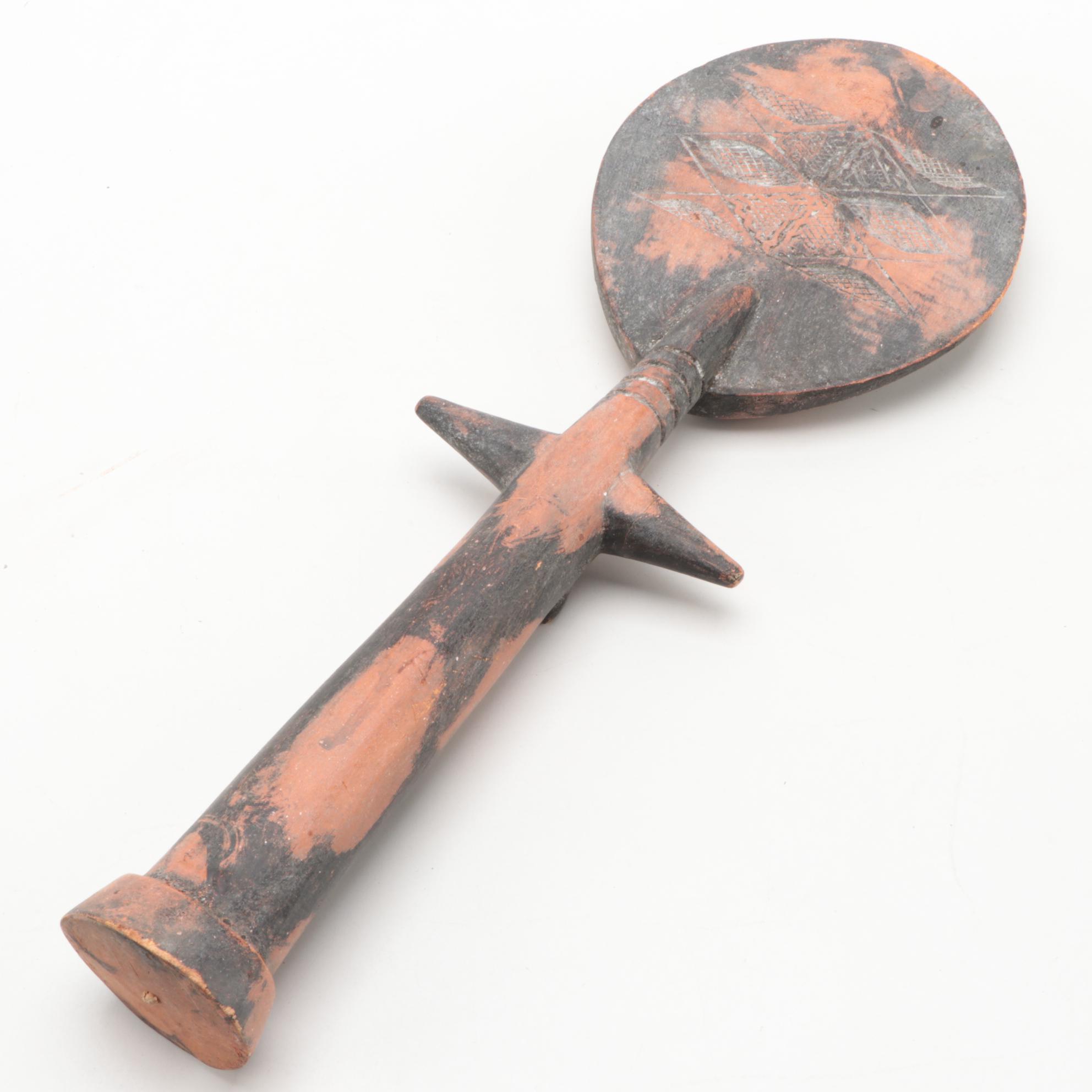 Asante "Akua'ba" Style Wood Fertility Doll