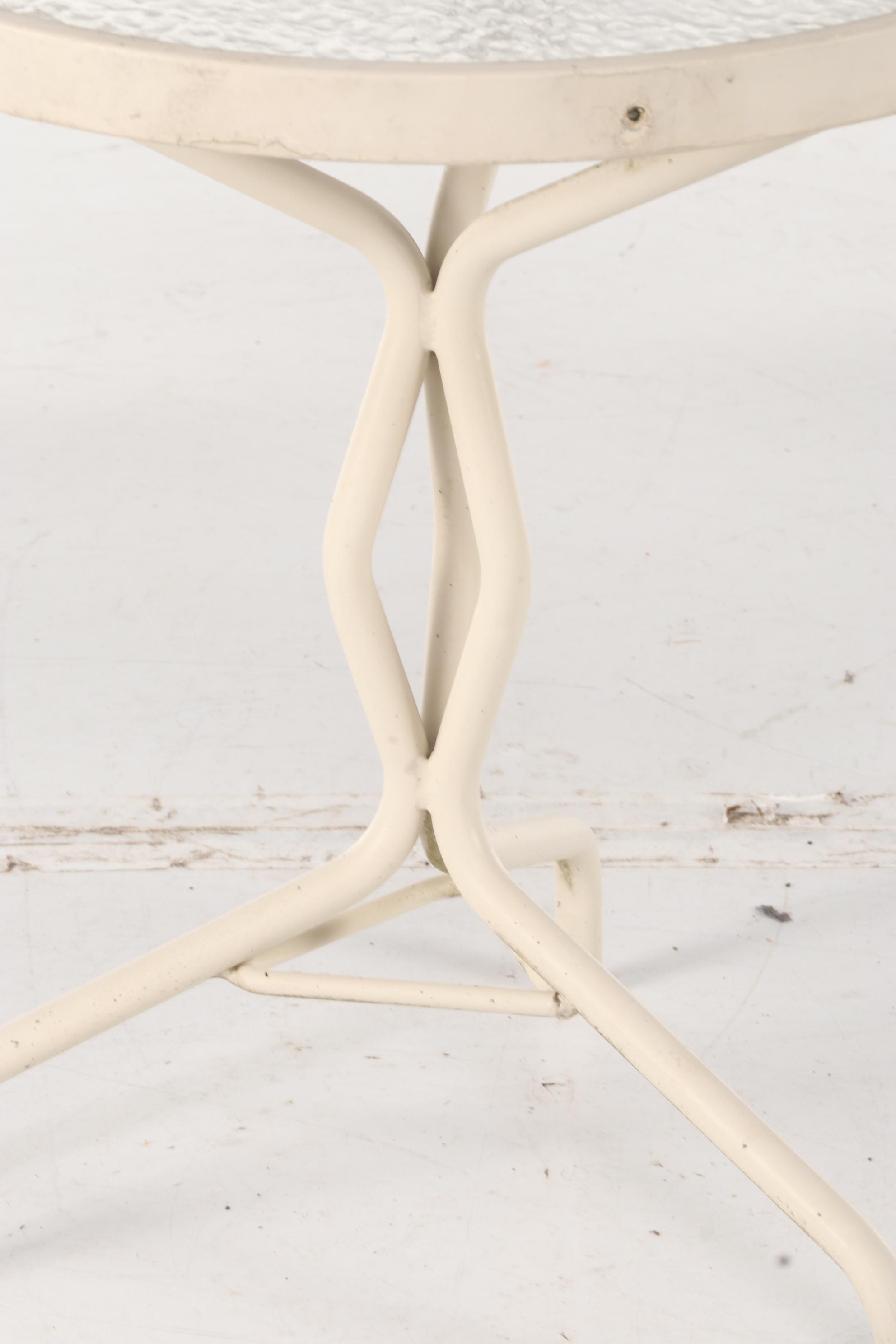 Seven-Piece Brown Jordan Aluminum Patio Seating and Table Group, Mid/Late 20th C