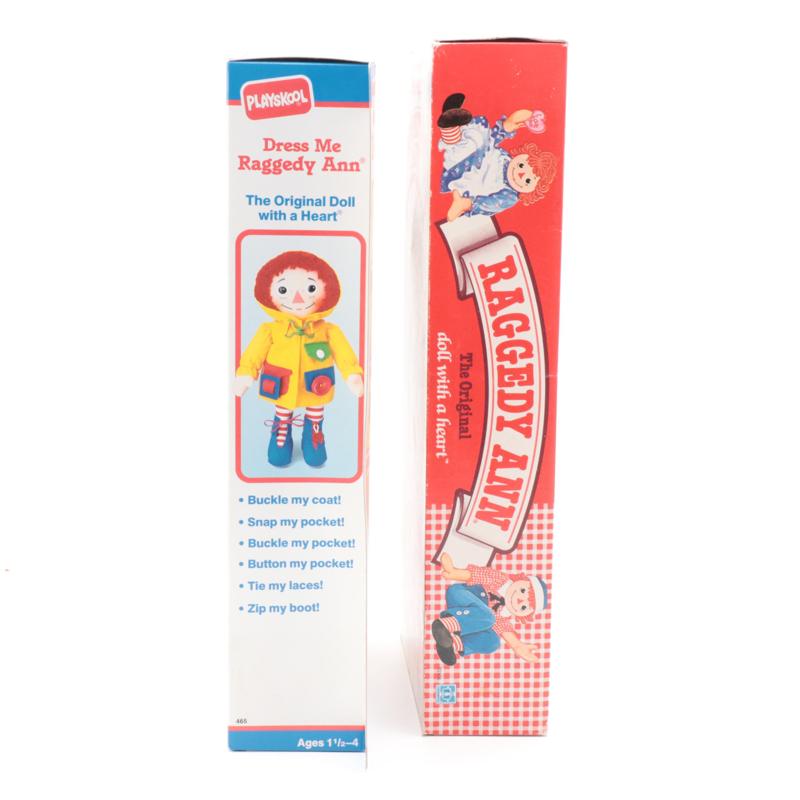 Playskool "Heart-to-Heart" and Other Baby Raggedy Ann and Andy Dolls