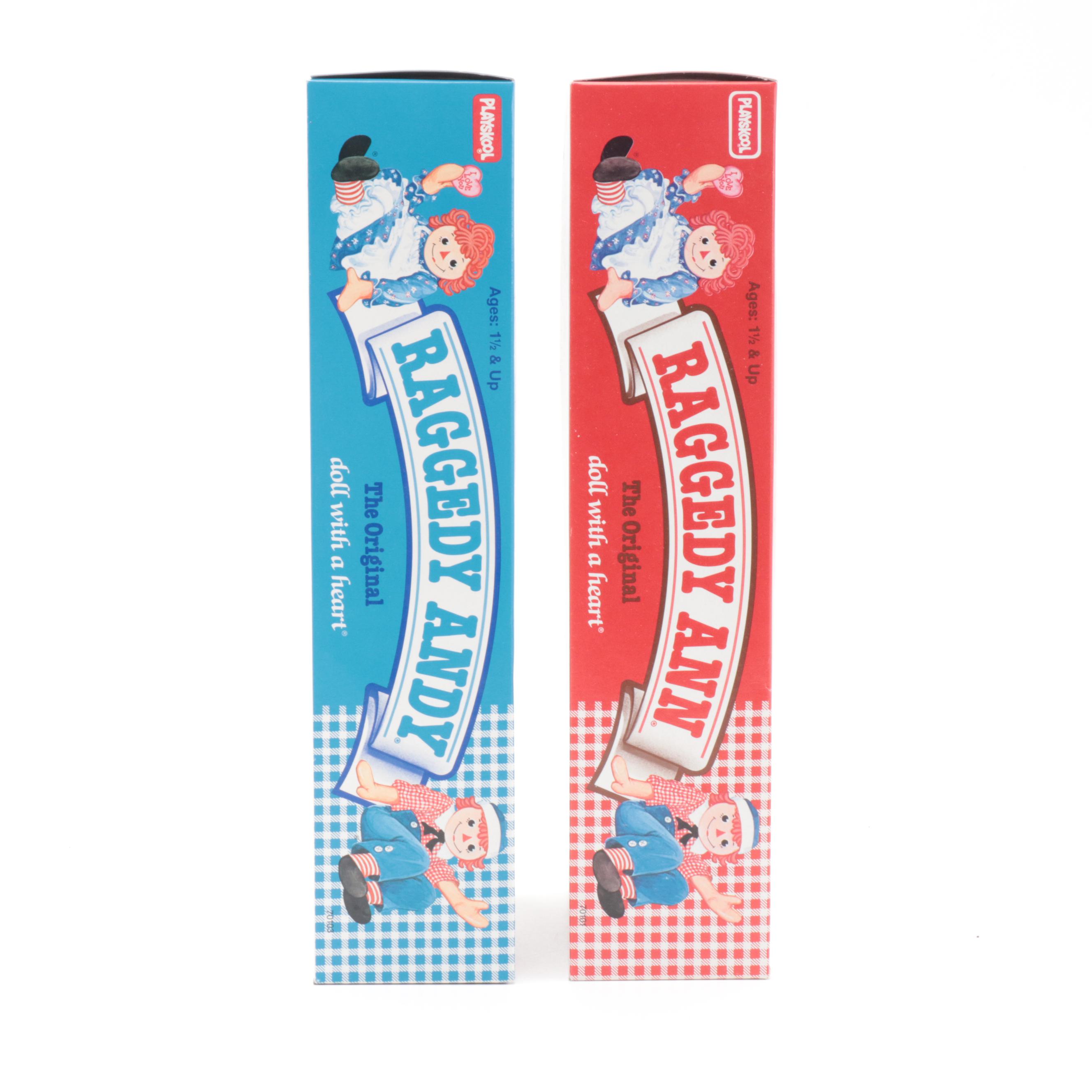 Playskool "Heart-to-Heart" and Other Baby Raggedy Ann and Andy Dolls