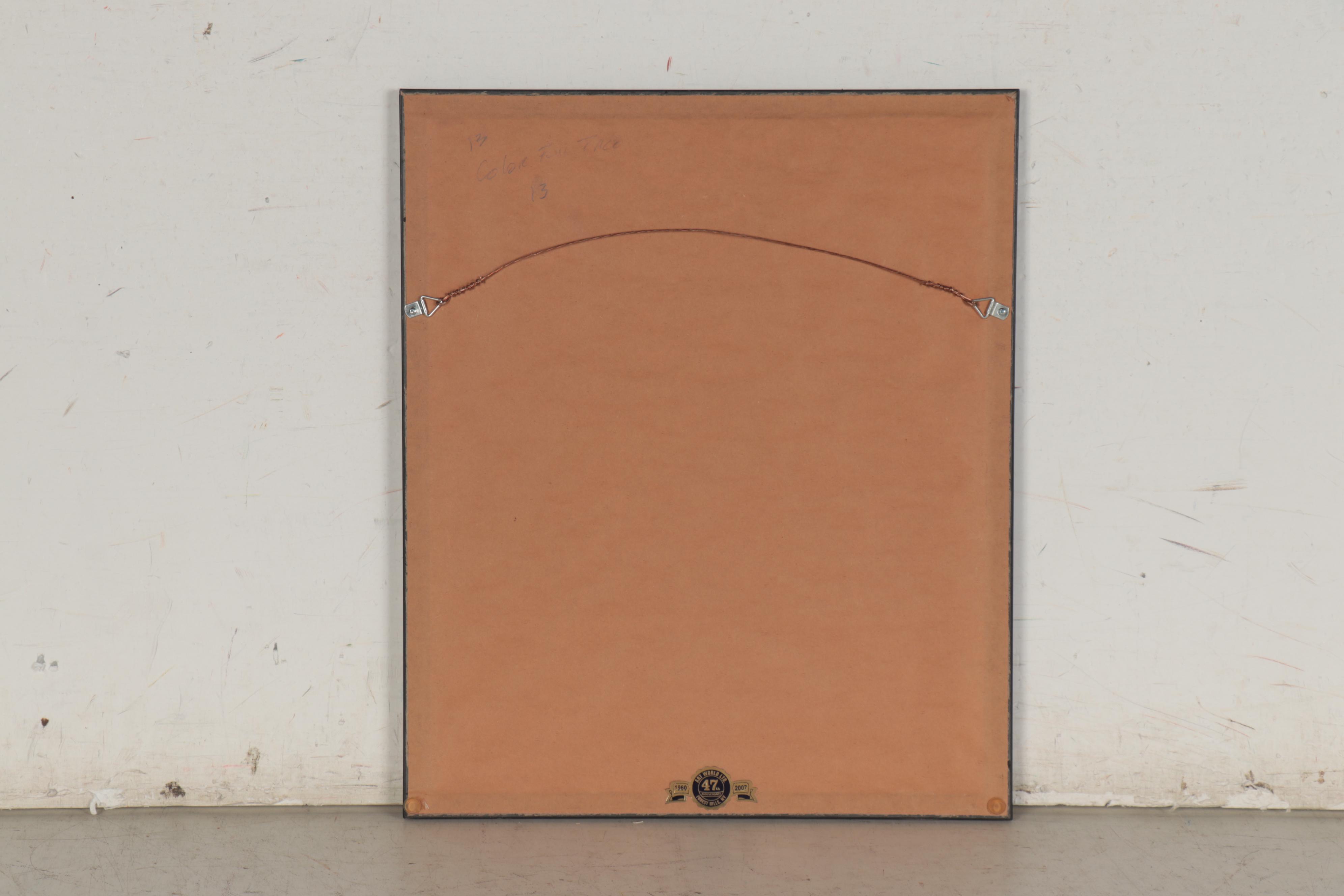 Marcos Grigorian Abstract Colored Pencil Portait, 1954