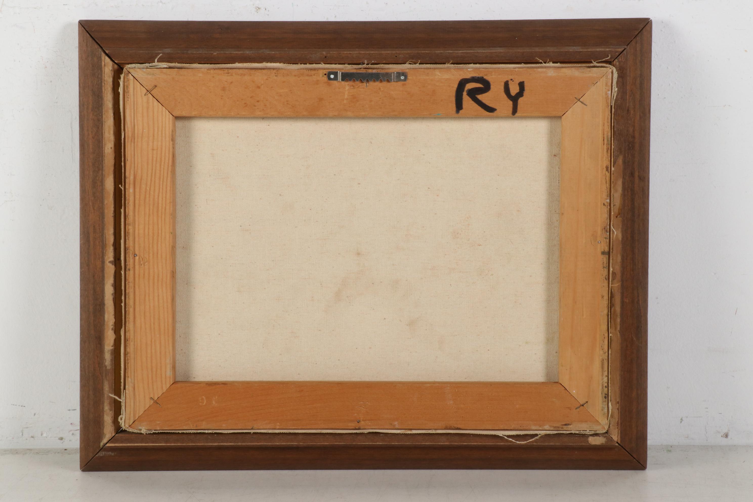 Andrew Kissell Still Life Oil Painting With Vase of Roses, Late 20th Century