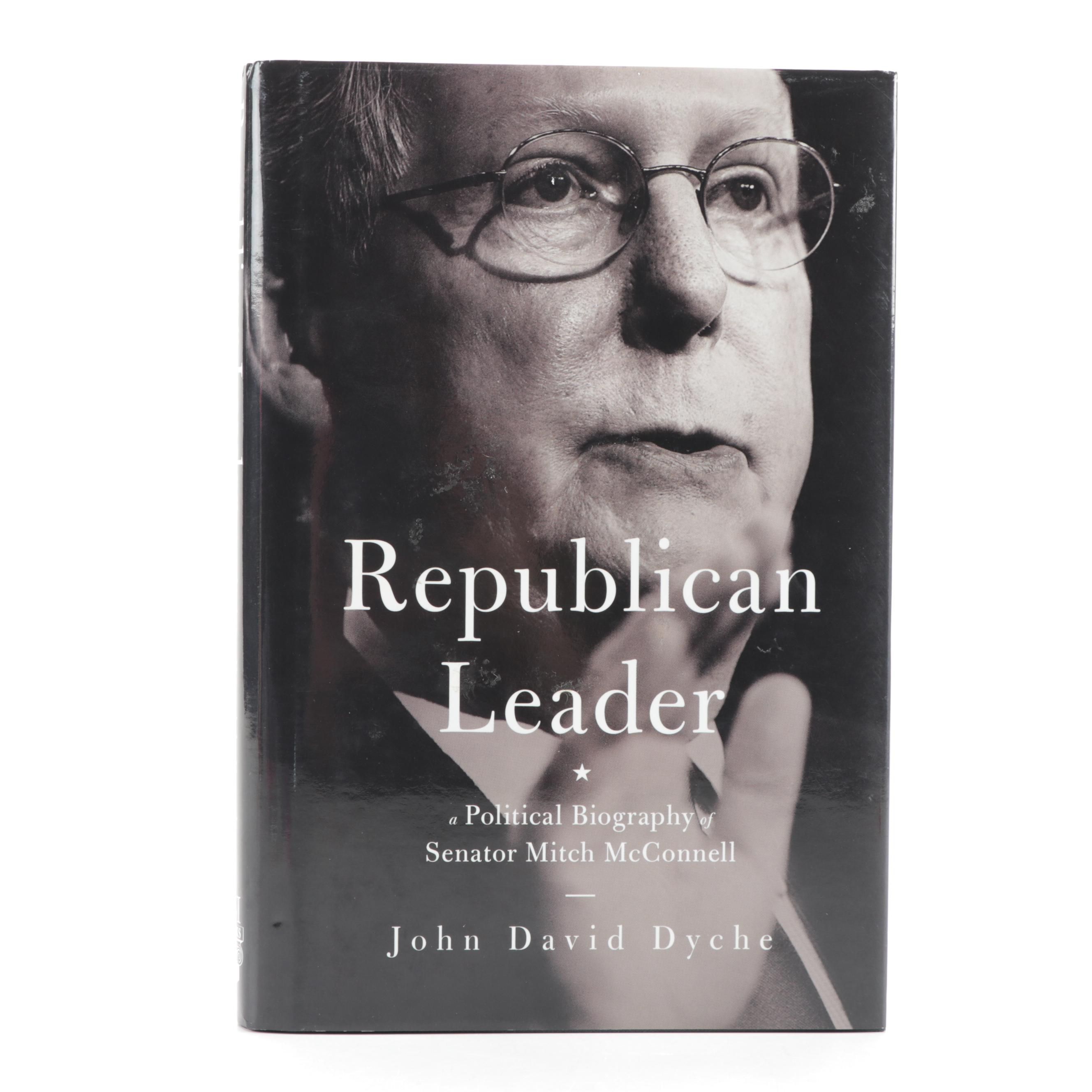 Mitch McConnell Signed "Republican Leader" by John David Dyche, 2009
