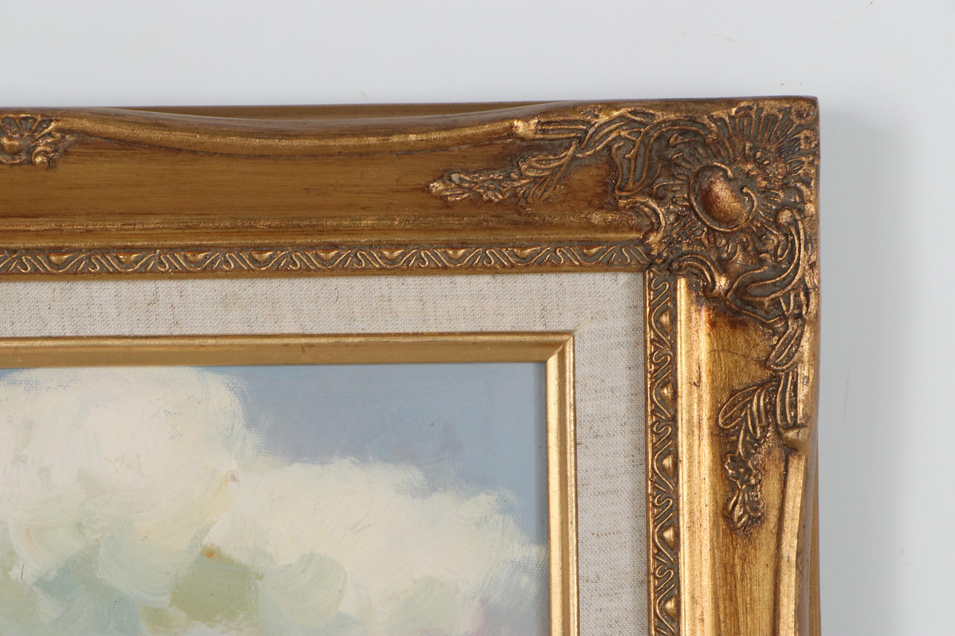 Oil Painting after Christa Kieffer "Holding Hands at the Beach"