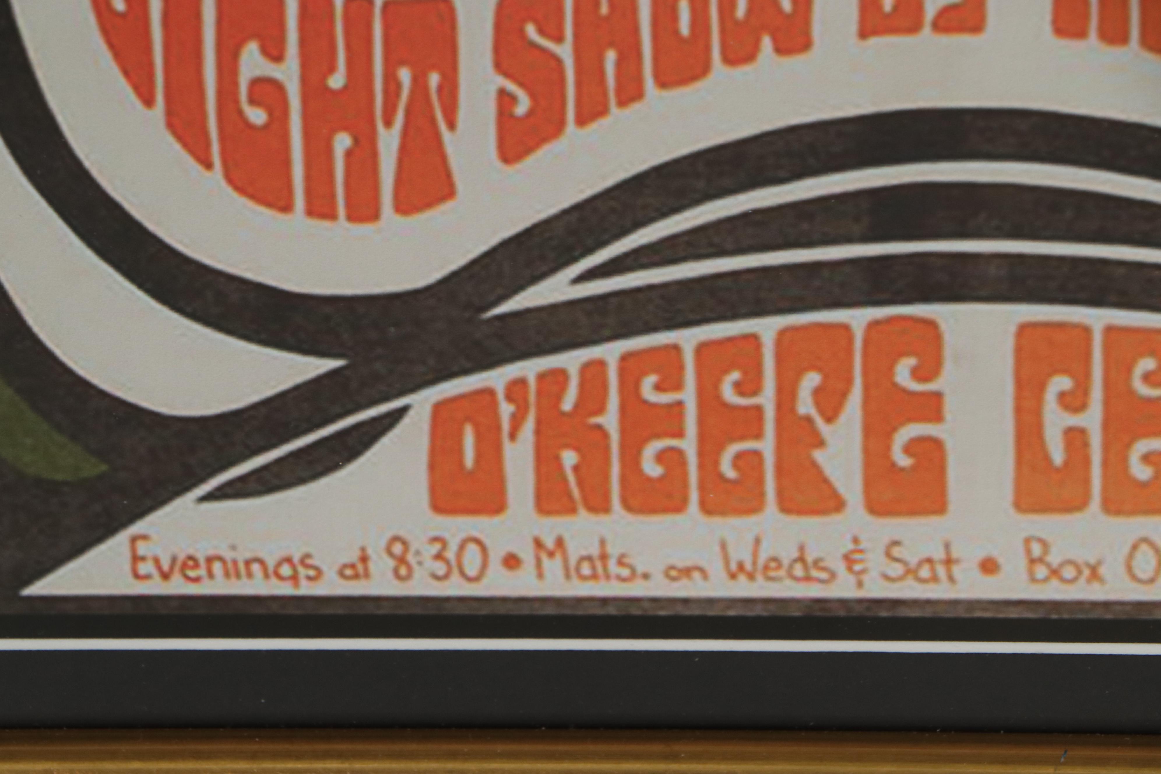 Jefferson Airplane and Grateful Dead Reproduction Toronto Concert Poster