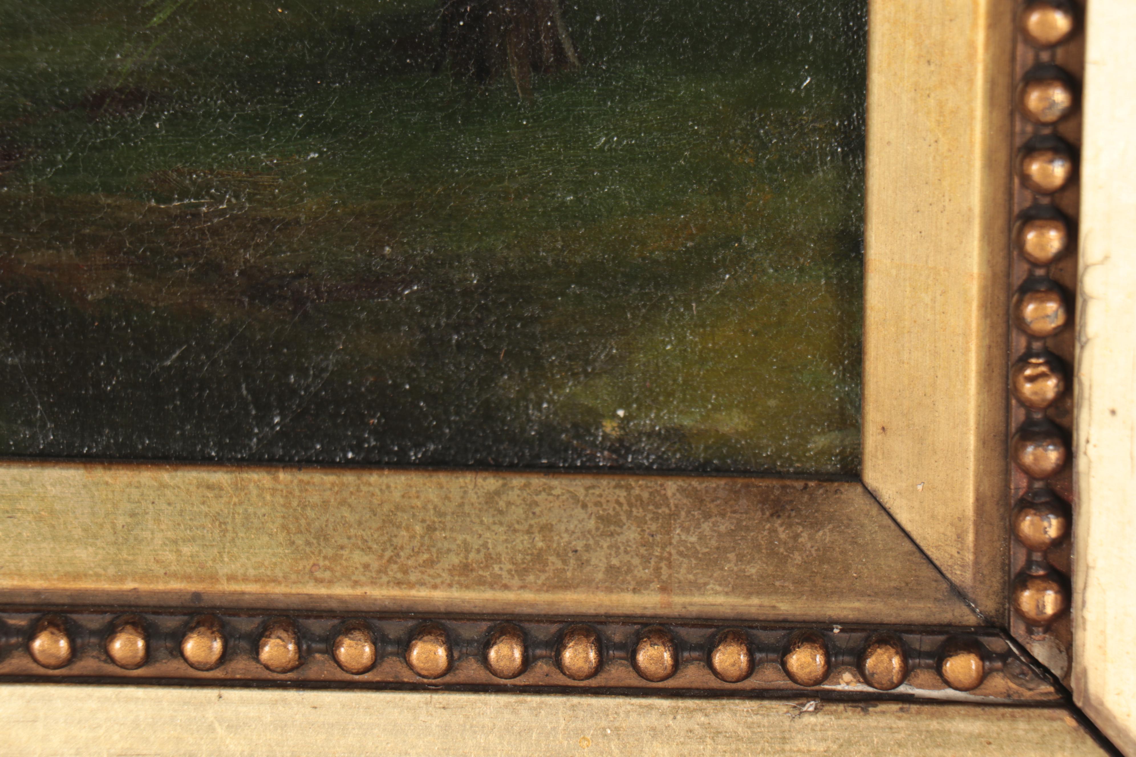 Hudson River School Style Landscape Oil Painting, 1899