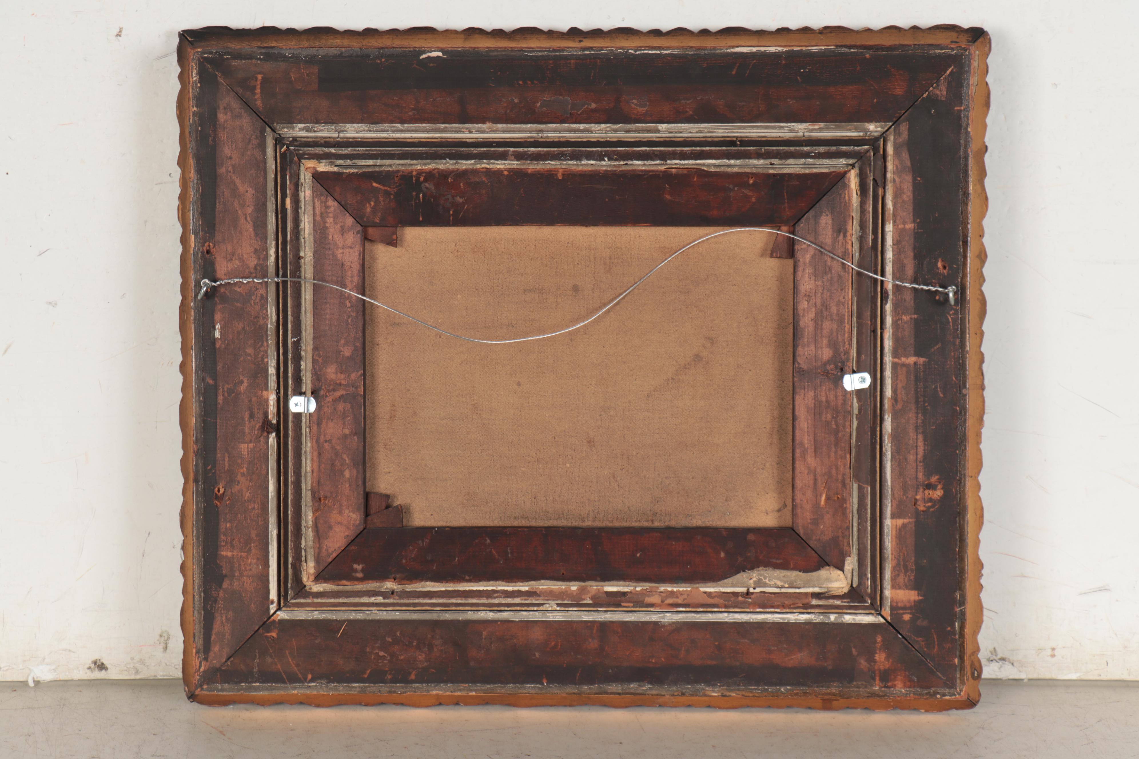 Hudson River School Style Landscape Oil Painting, 1899