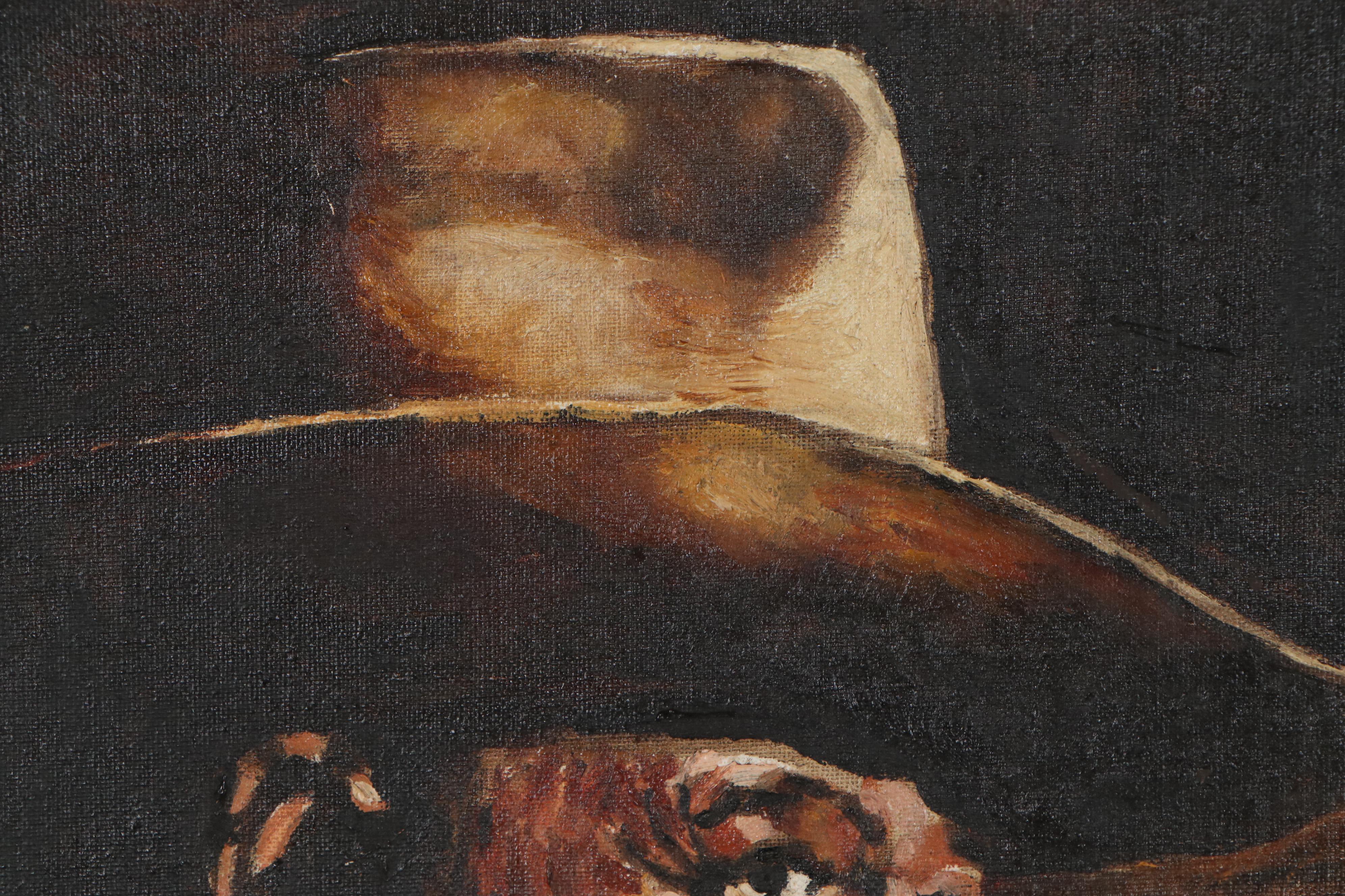 James McKeon Oil Painting of John Wayne, 1972