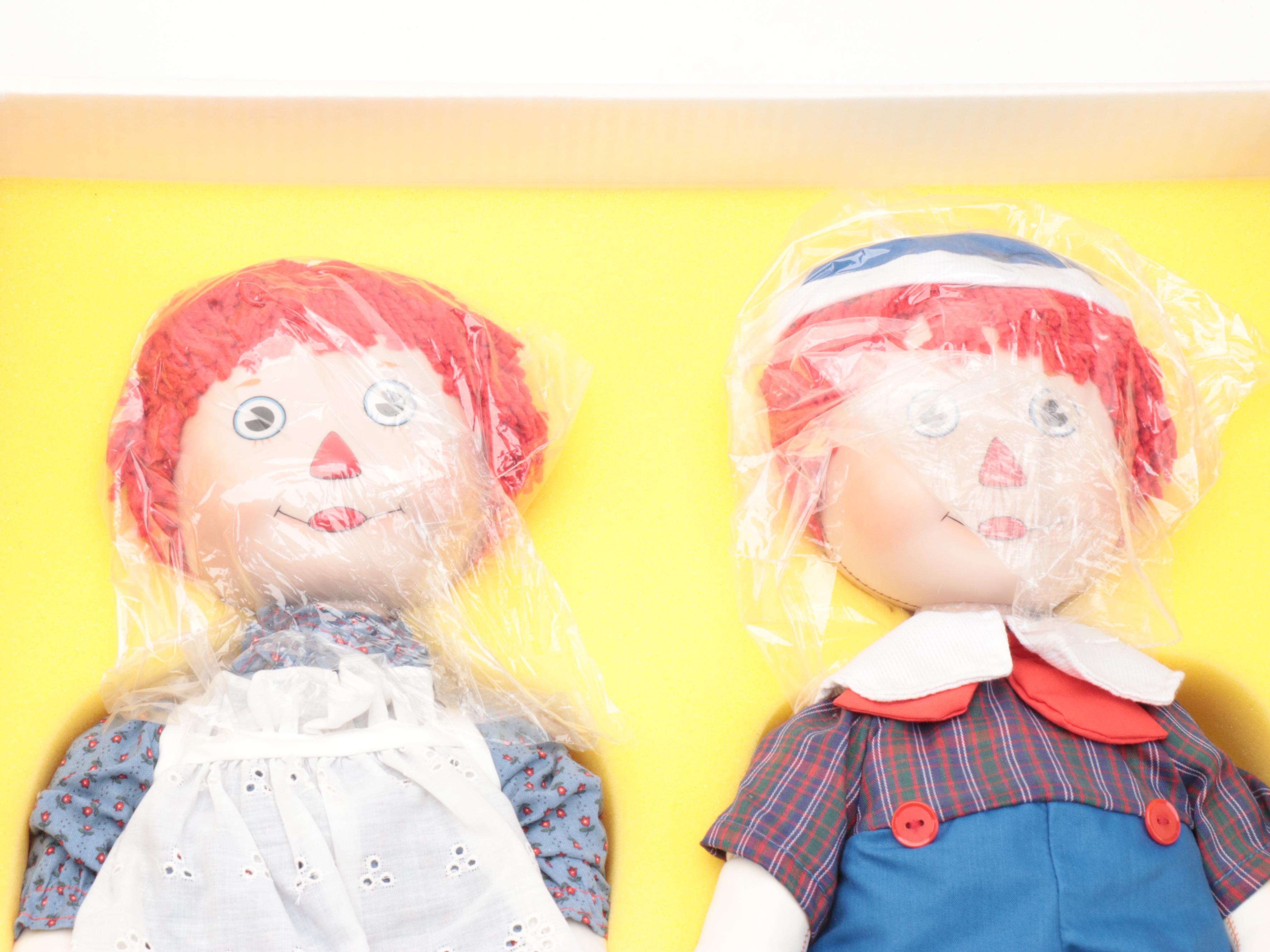 The Danbury Mint "Christmas with Raggedy Ann & Andy" Dolls and More