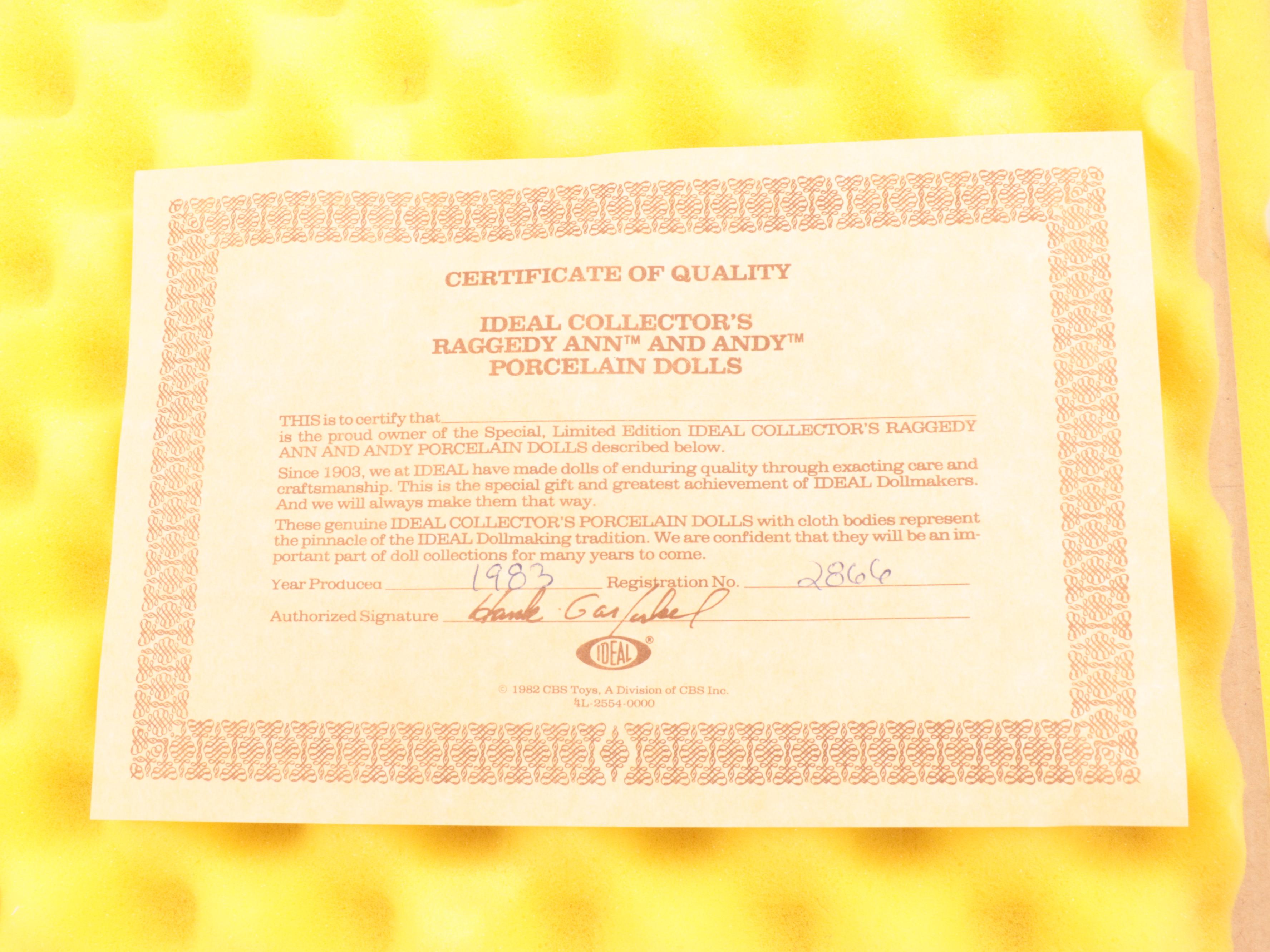 The Danbury Mint "Christmas with Raggedy Ann & Andy" Dolls and More