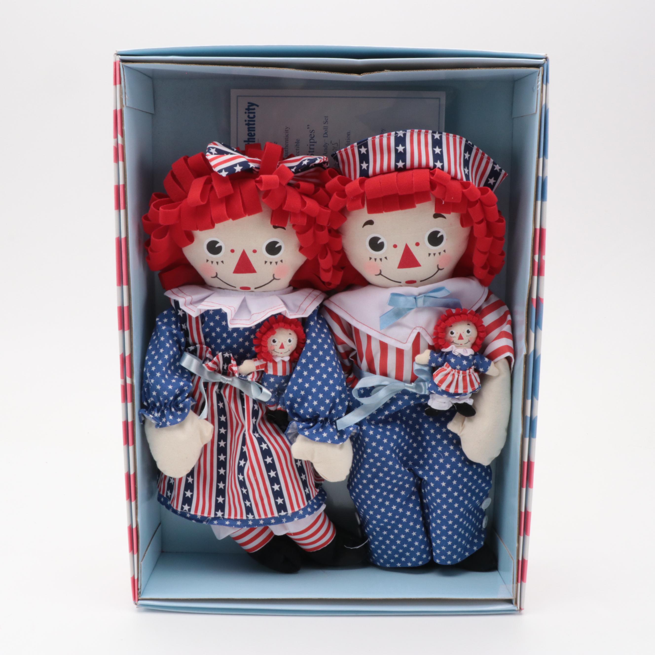 The Danbury Mint "Christmas with Raggedy Ann & Andy" Dolls and More