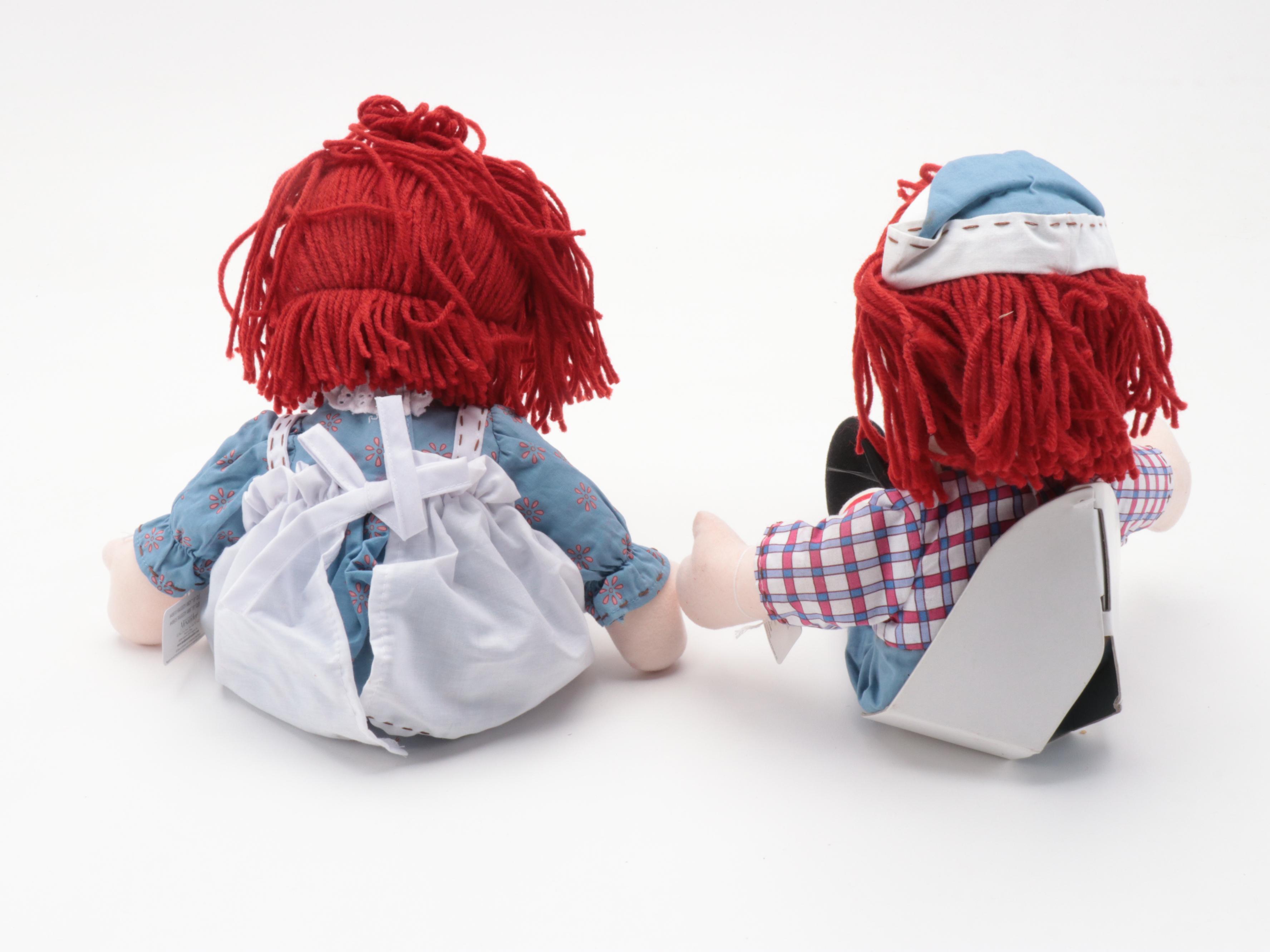The Danbury Mint "Christmas with Raggedy Ann & Andy" Dolls and More