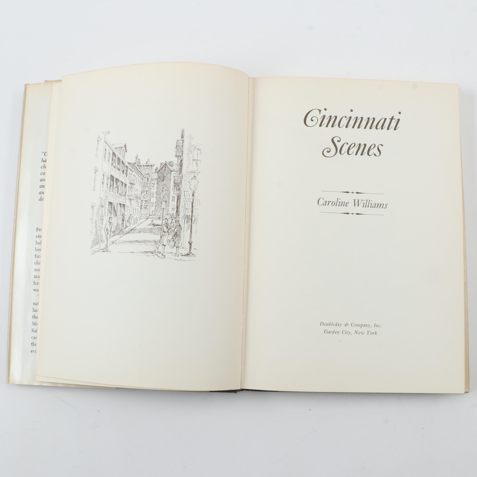 Signed "Cincinnati Scenes" by Caroline Williams and More History and Art Books