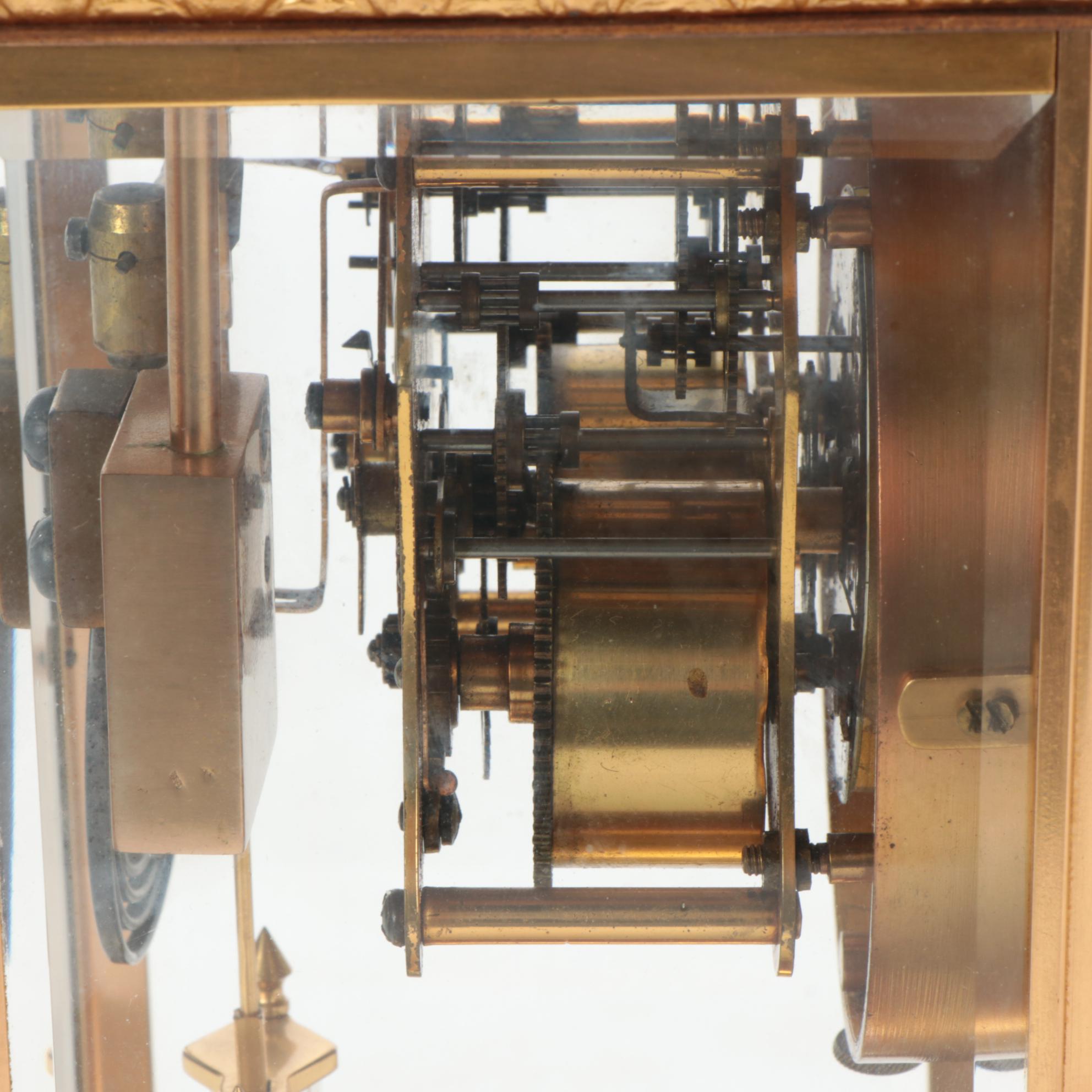 Waterbury Clock Co. Brass Mantel Clock,  Early 20th Century