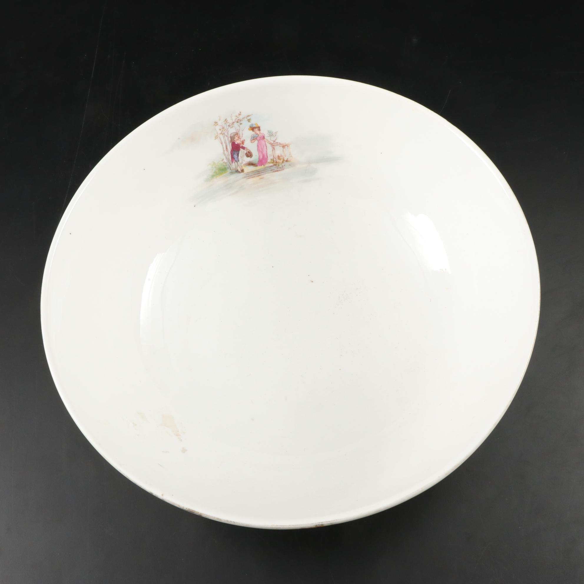 Carl Tielsch Germany Tom and Jerry Punch Bowl and Other Tom and Jerry Punch Bowl