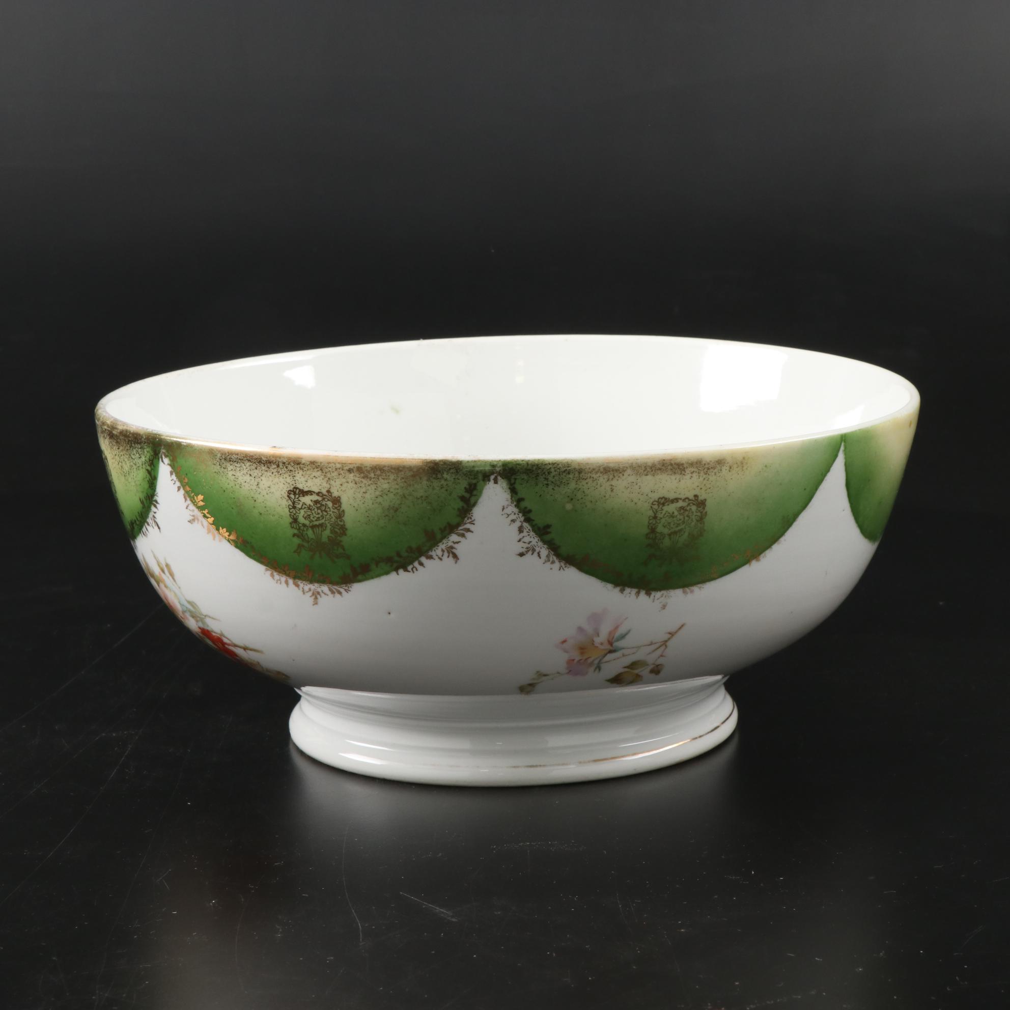 Carl Tielsch Germany Tom and Jerry Punch Bowl and Other Tom and Jerry Punch Bowl