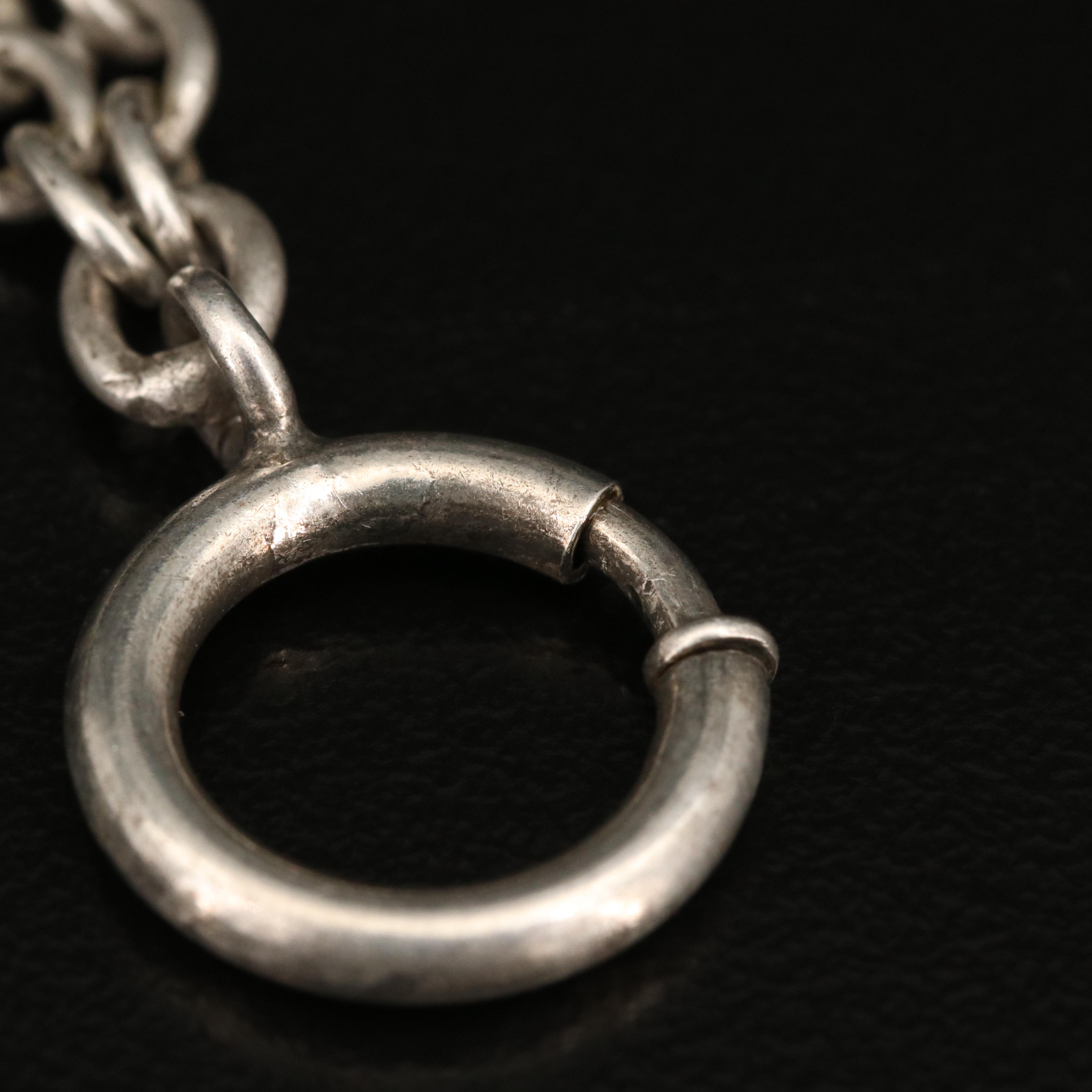 1893 Columbian Exposition Silver Half Dollar Pendant Bracelet