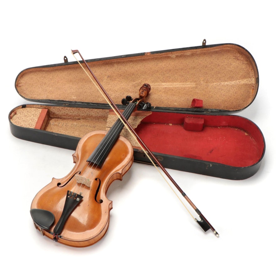 Hans Tietgen 4/4 Violin, 1886, with Case and Bow