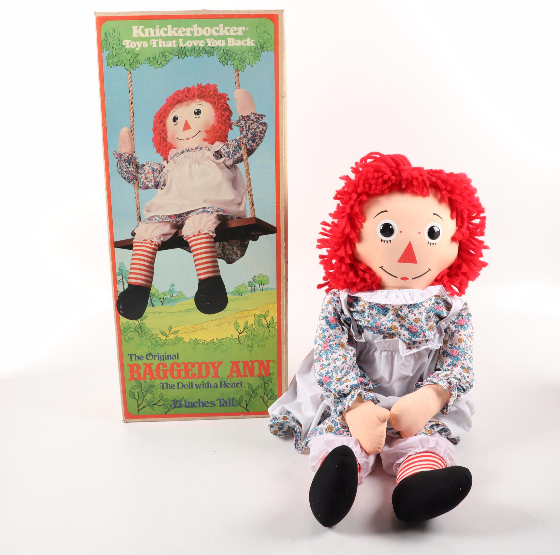 Knickerbocker "The Original Raggedy Ann" Doll with Box