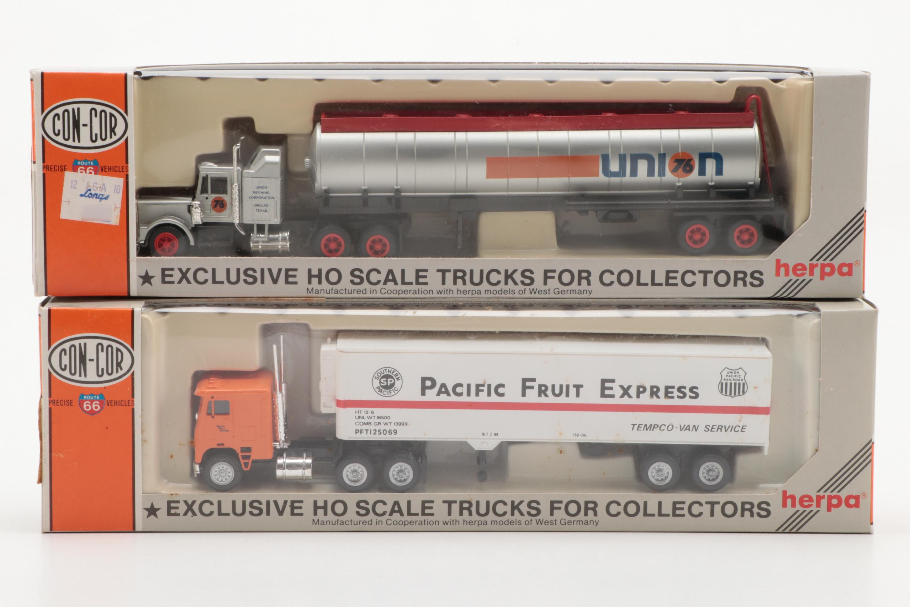 Con-Cor HO Scale Model Trucks