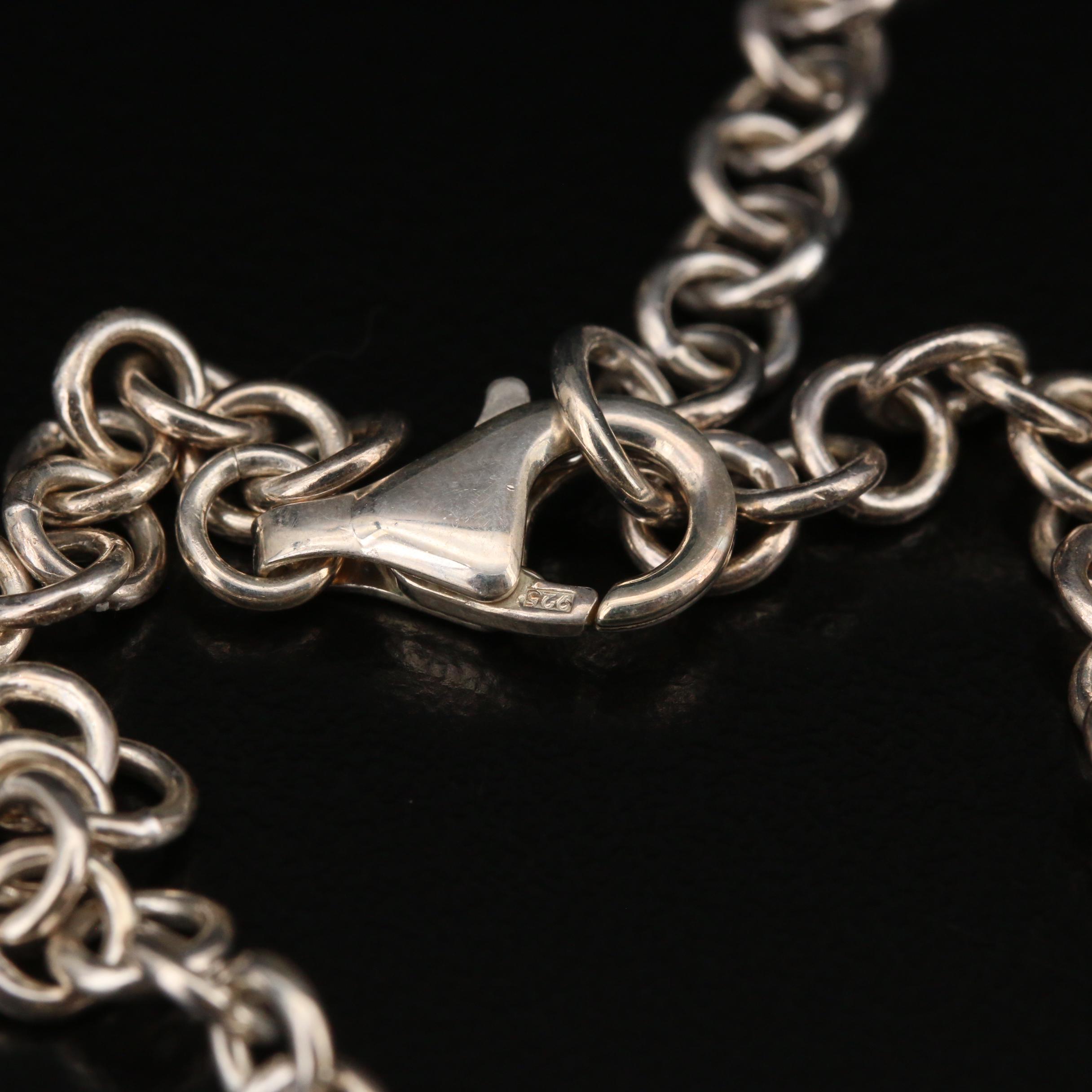 Whitney Kelly Sterling Silver Mother of Pearl and Amazonite Foliate Necklace