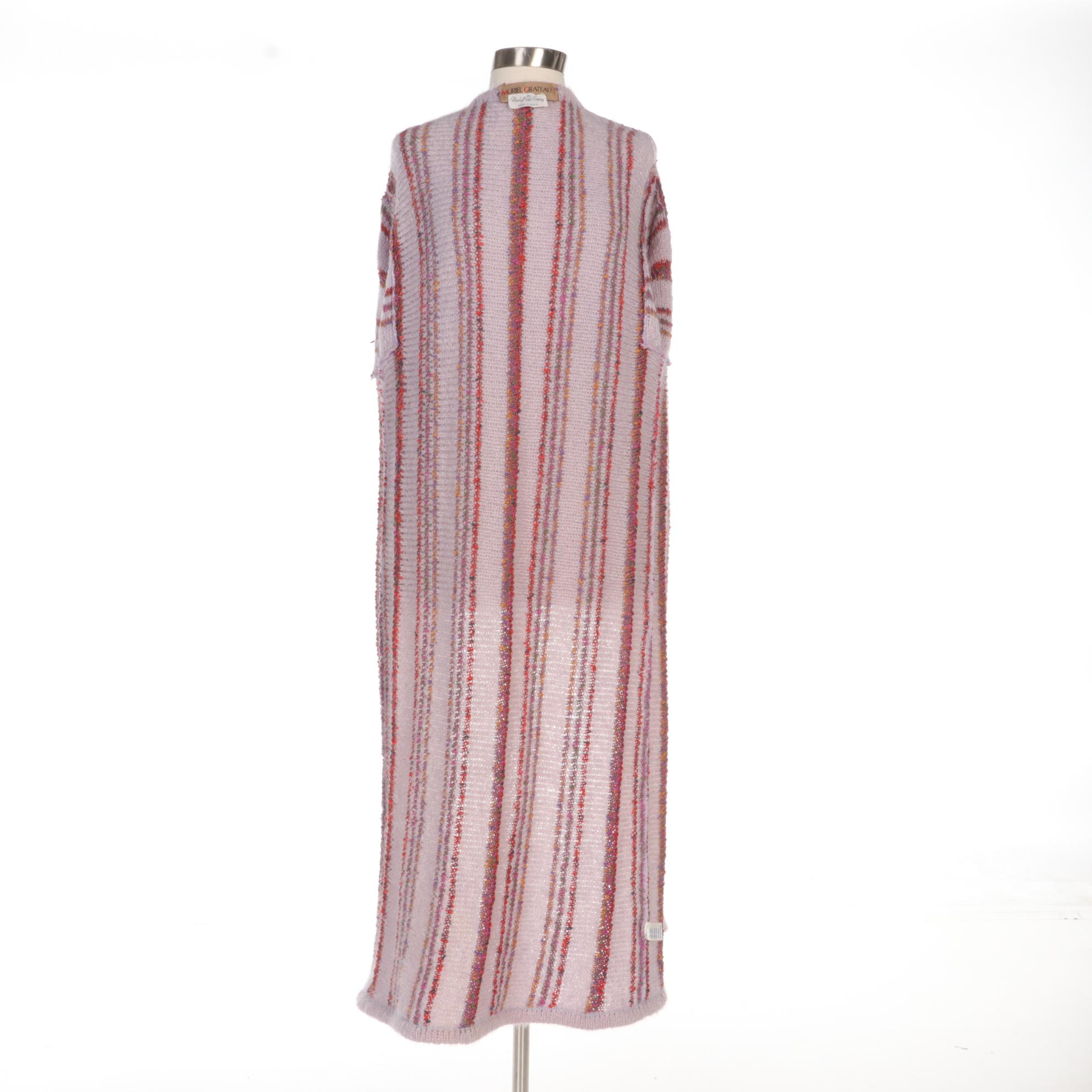 Muriel Grateau Paris Mohair/Cotton Sweater Duster for Marshall Field & Company