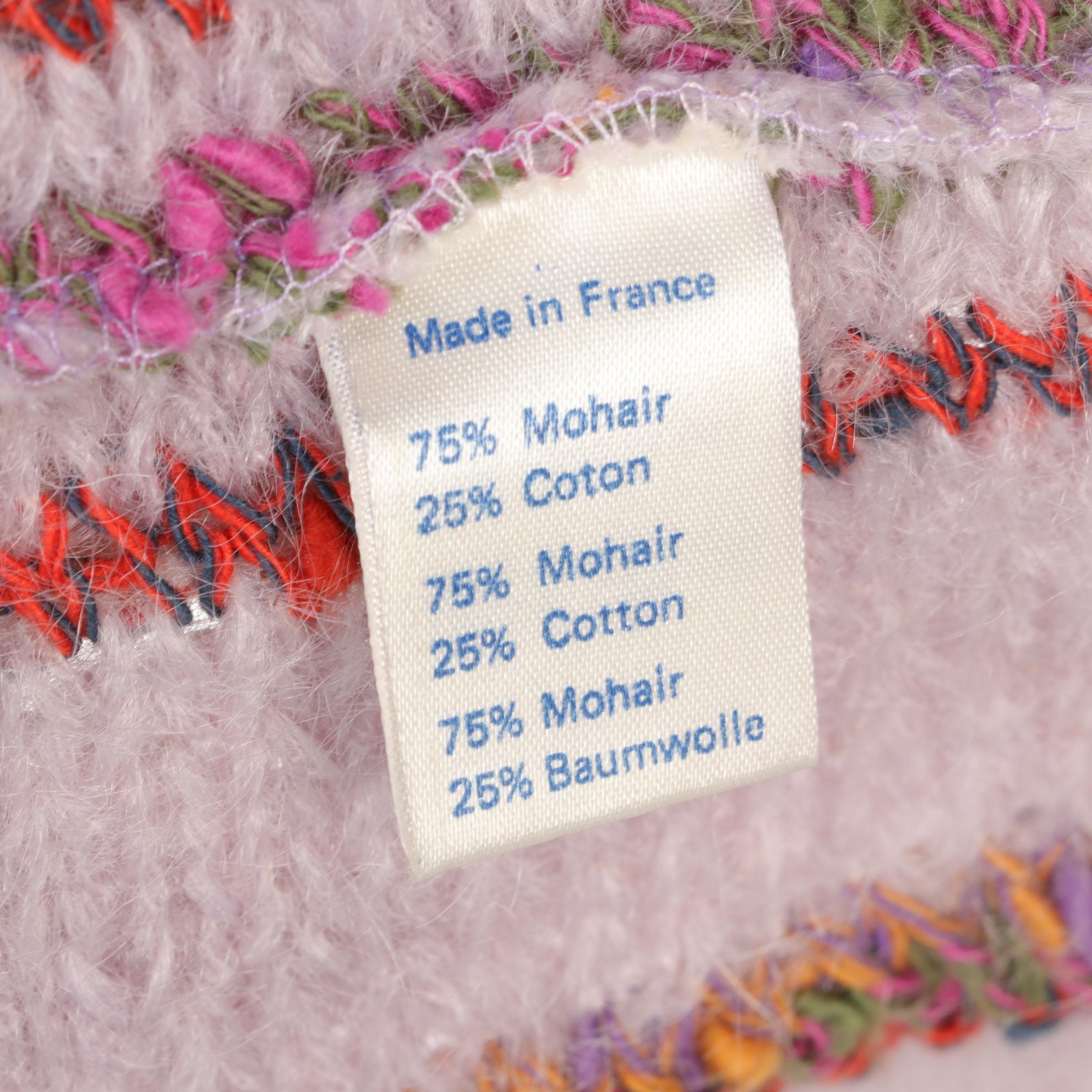 Muriel Grateau Paris Mohair/Cotton Sweater Duster for Marshall Field & Company