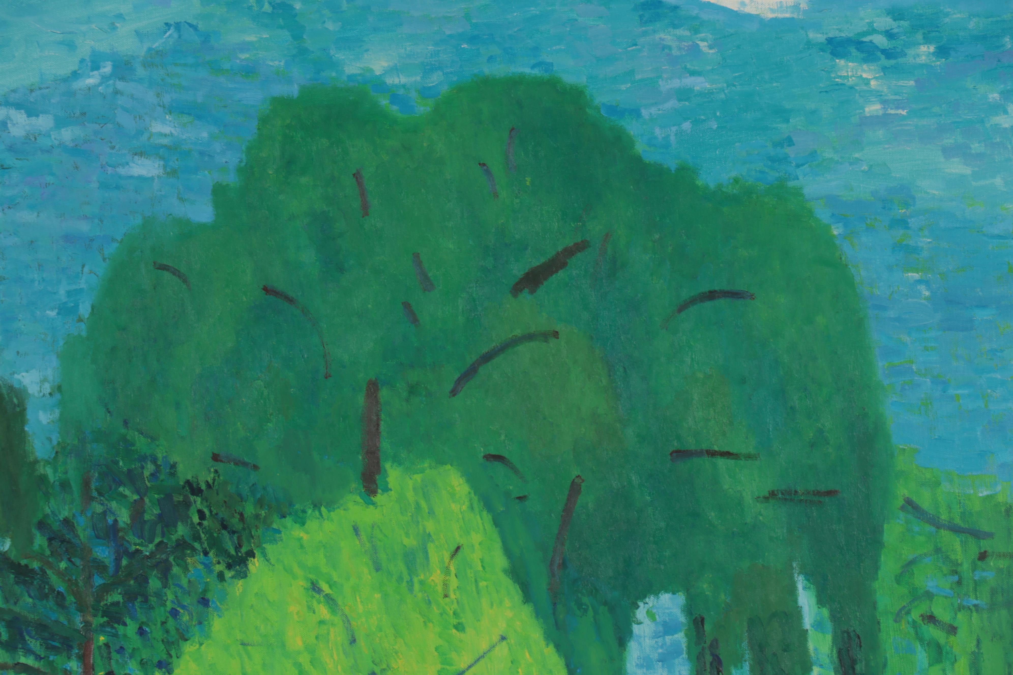 Jerald Mironov Landscape Oil Painting of Trees