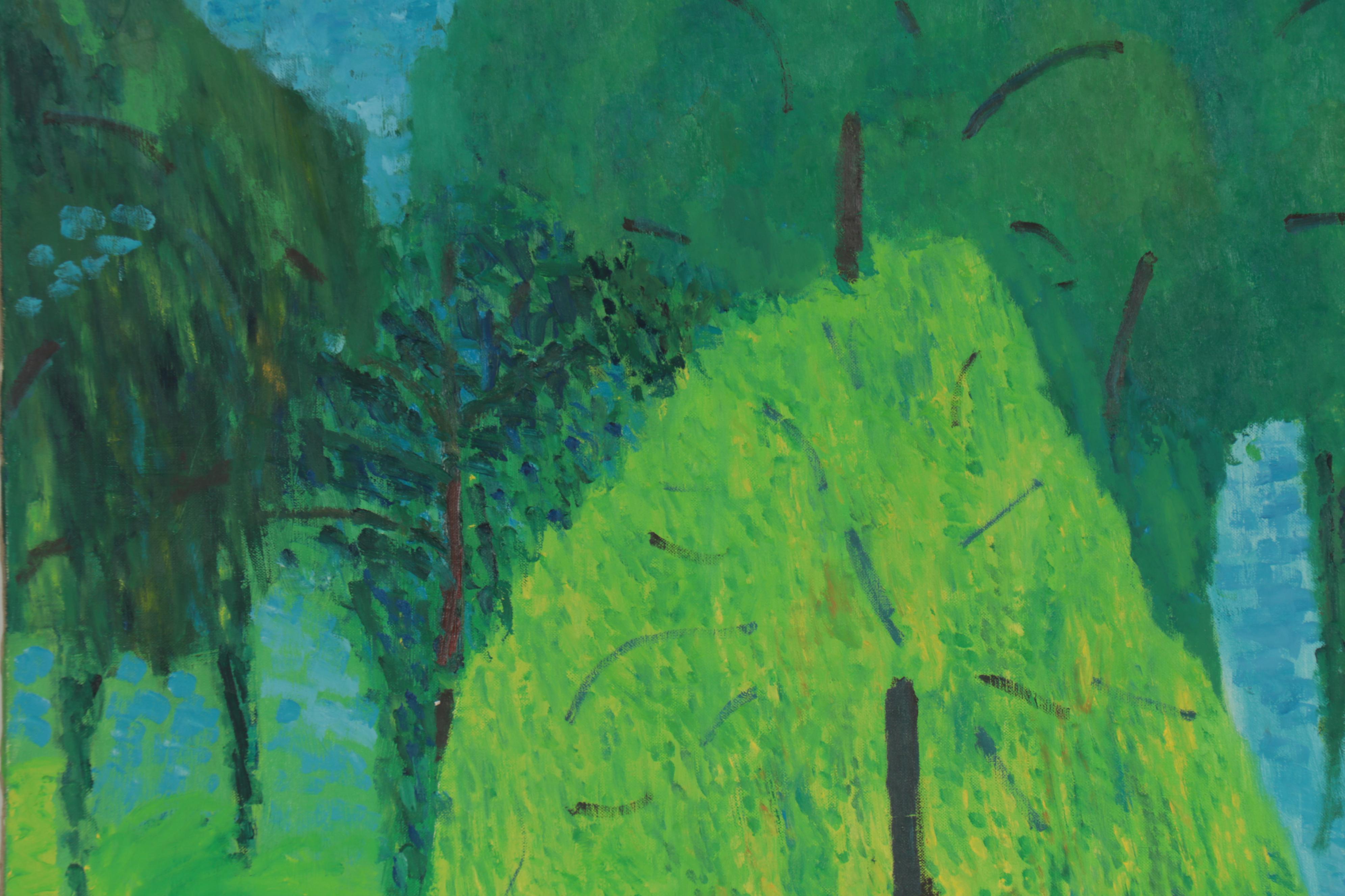 Jerald Mironov Landscape Oil Painting of Trees