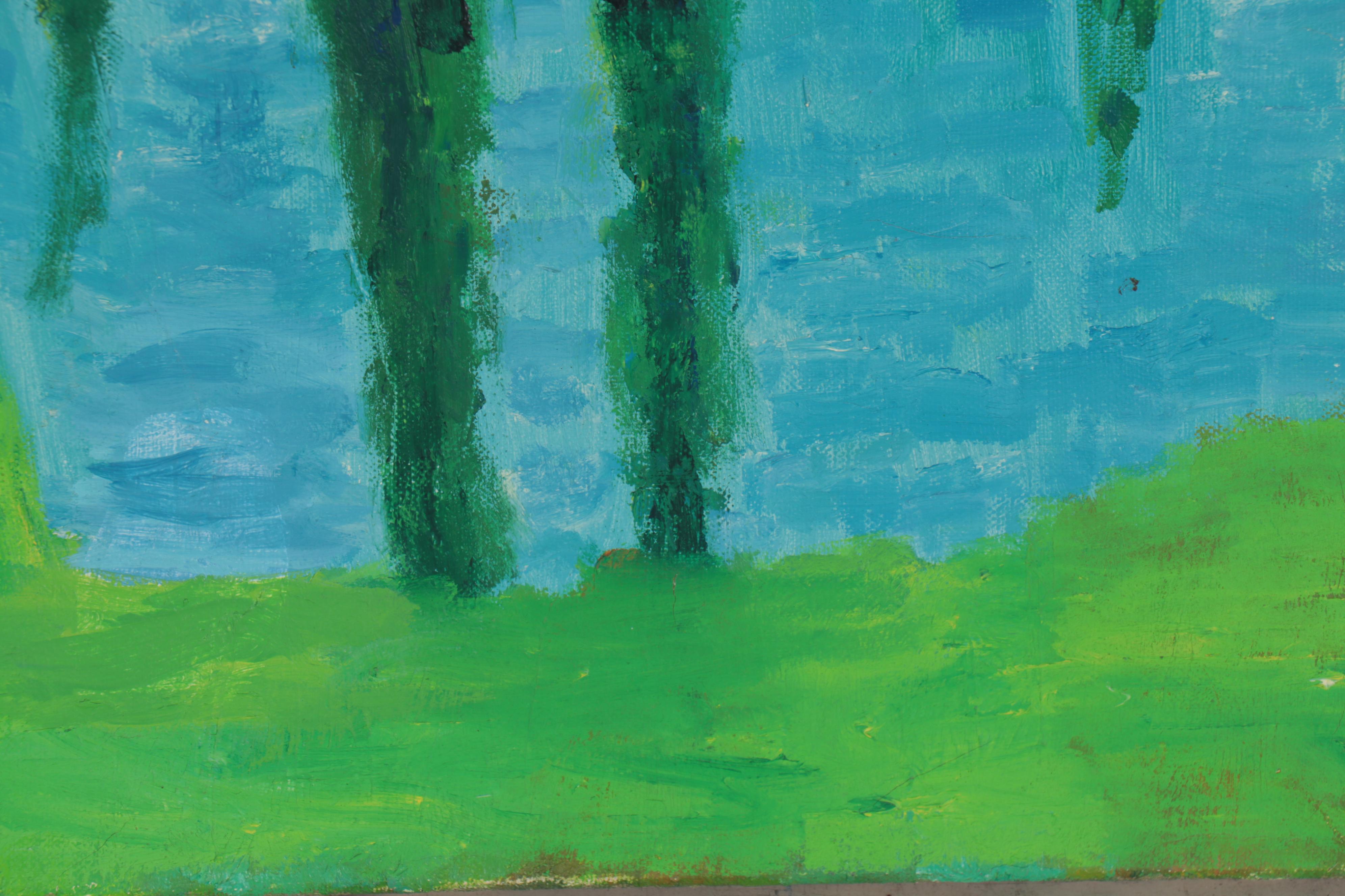 Jerald Mironov Landscape Oil Painting of Trees