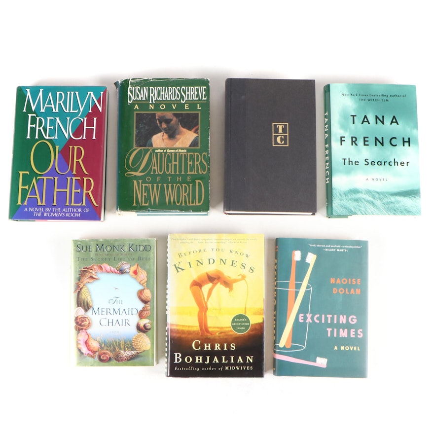 First Edition Novels Including Tom Clancy, Tana French, Sue Monk Kidd, and More