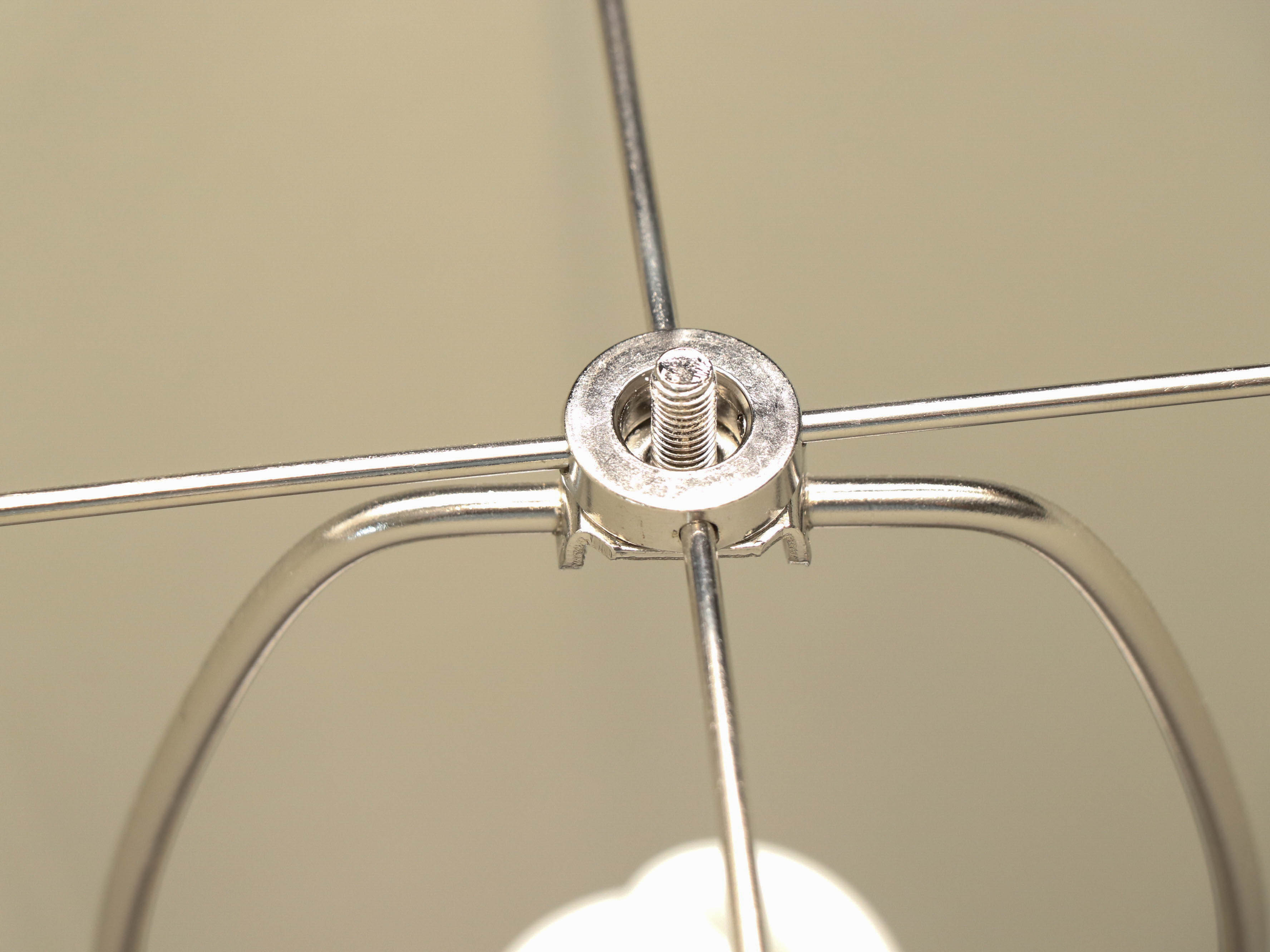 Mercury Glass Style Teardrop Table Lamps with Fabric Shades